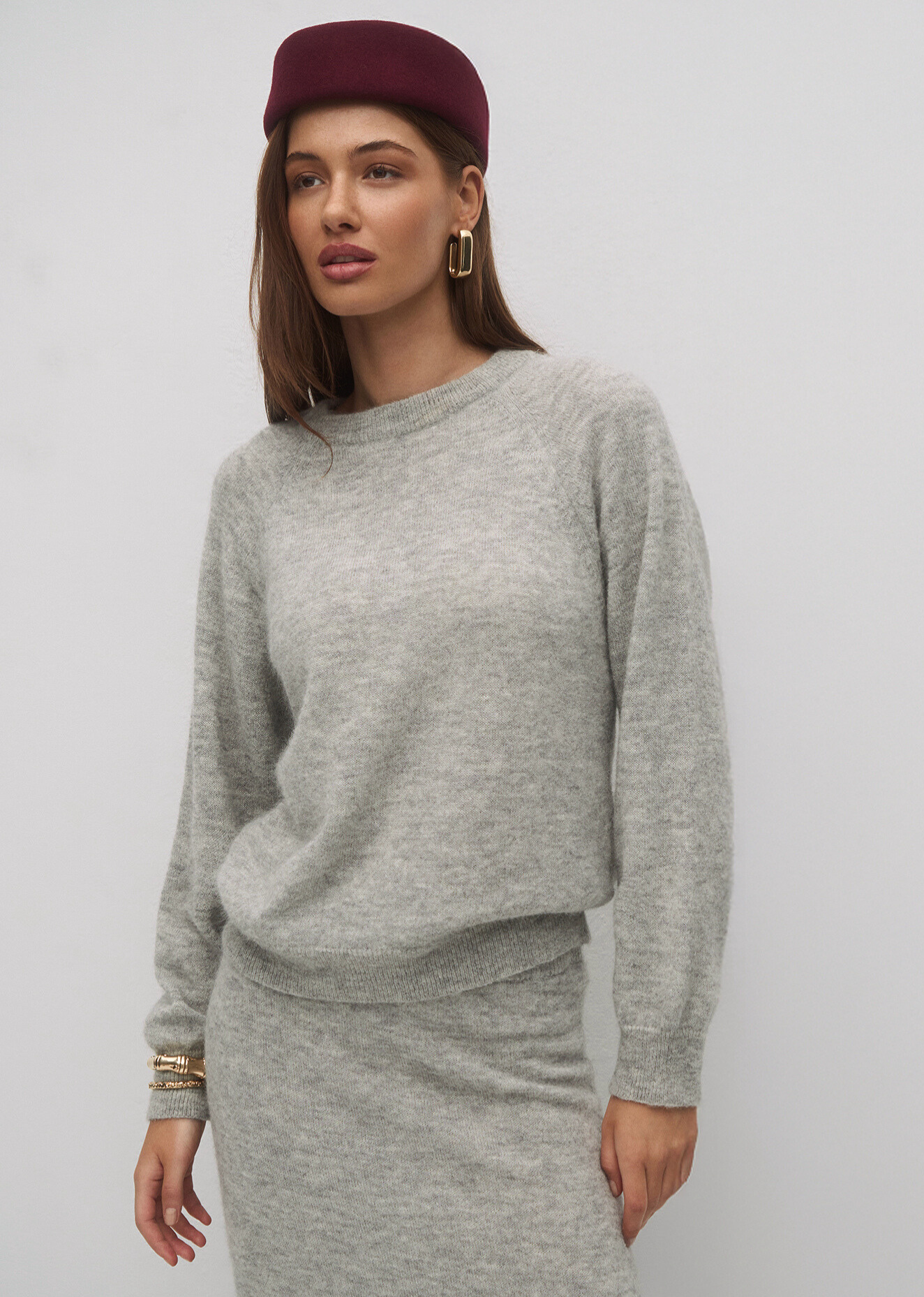 SWETER AVILA LIGHT GREY LECOLLET