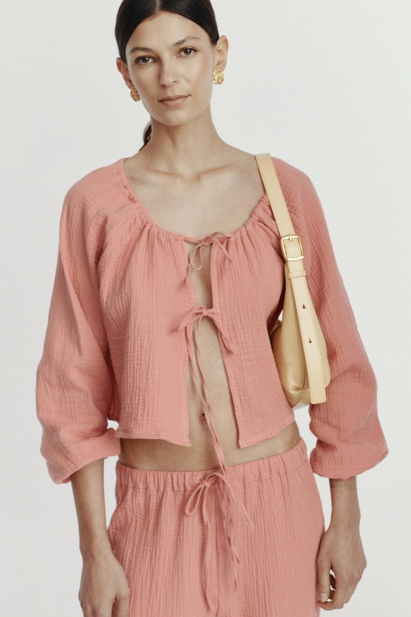 SHELL MUSLIN ROSE LECOLLET