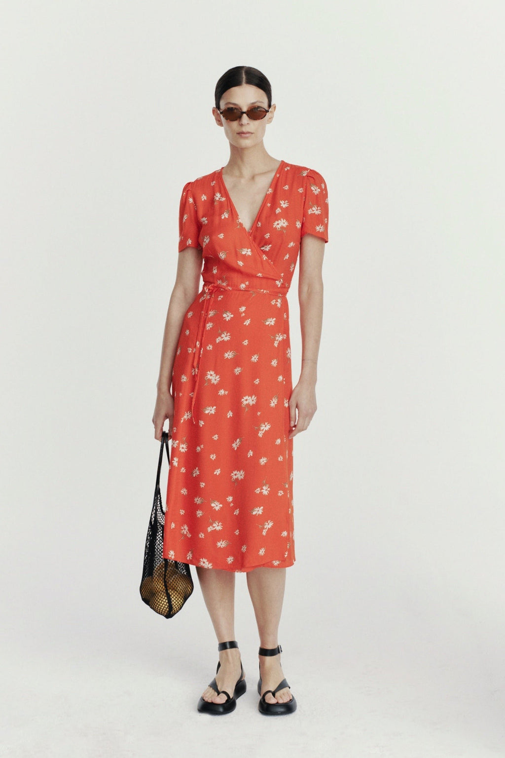 ANJA RED DAISY LECOLLET