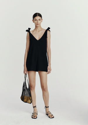 JOSUE LINEN BLACK LECOLLET