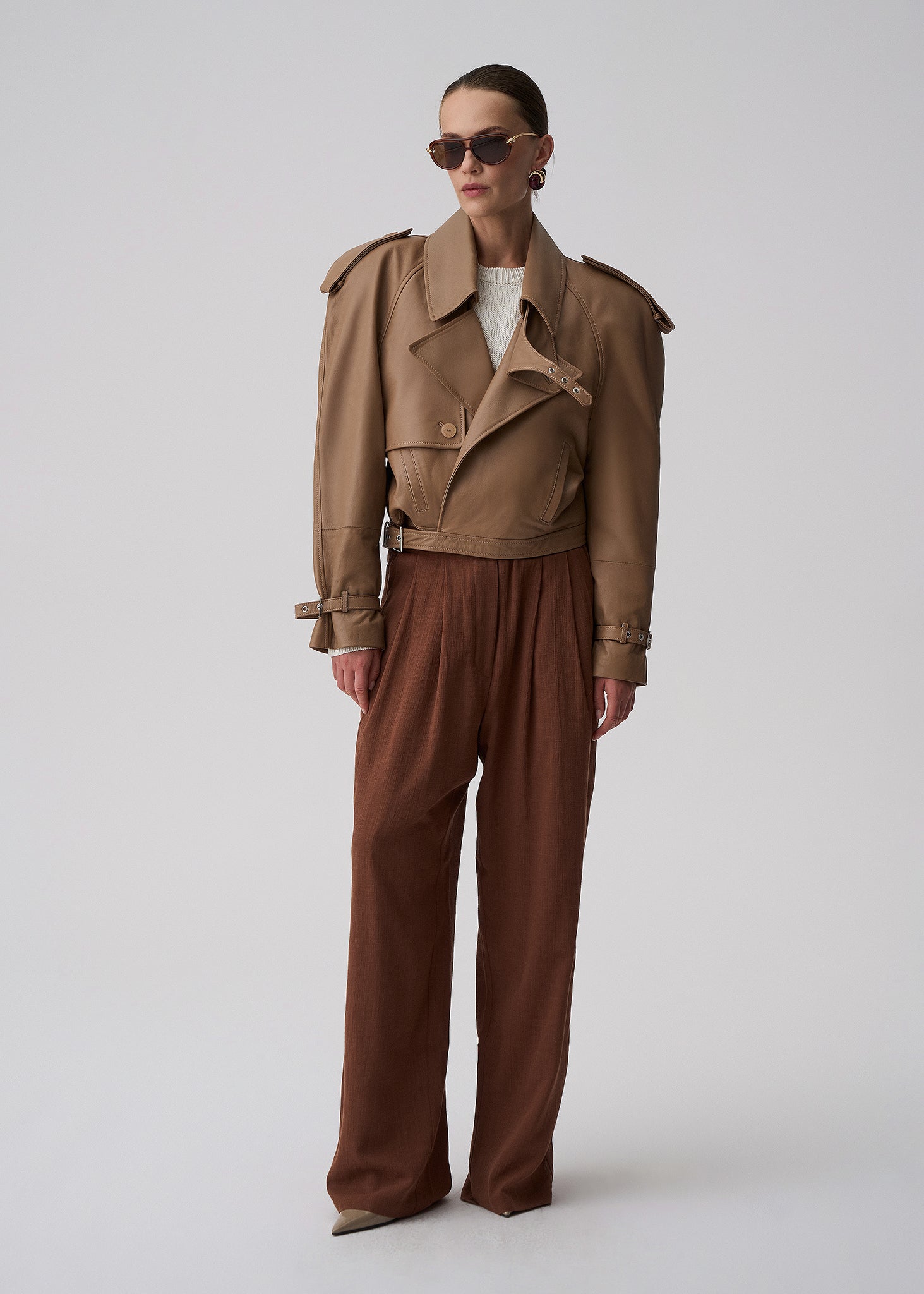 KURTKA KLERO CAMEL LECOLLET