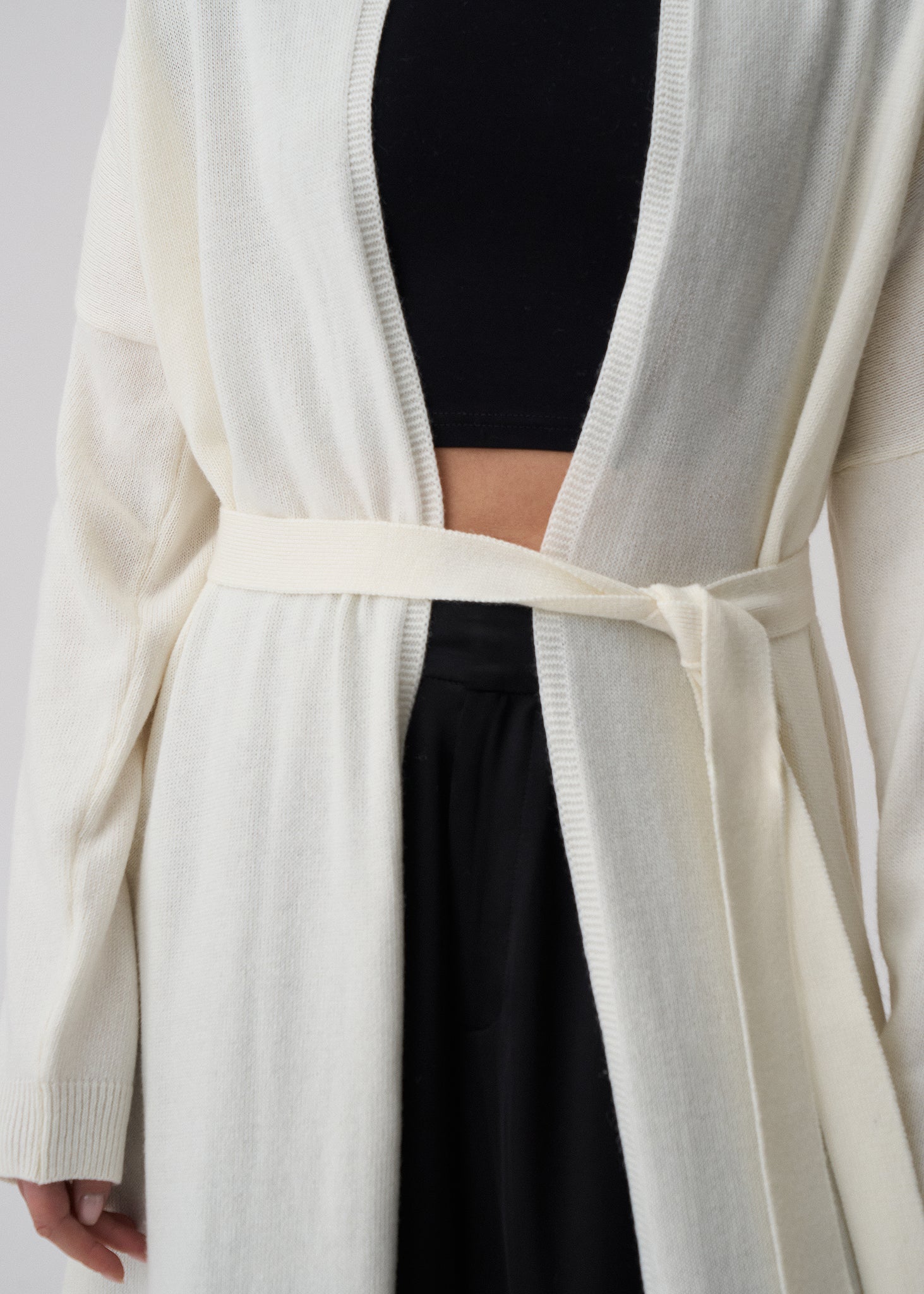 KARDIGAN HERMA OFF WHITE LECOLLET