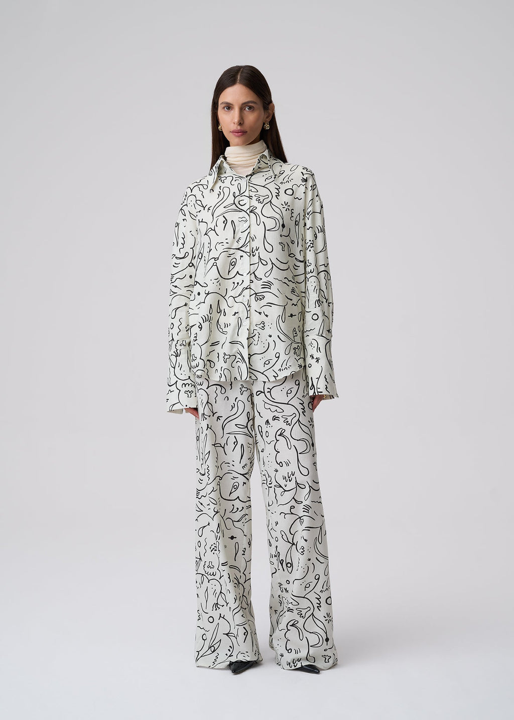 SPODNIE WANDA PRINT LECOLLET