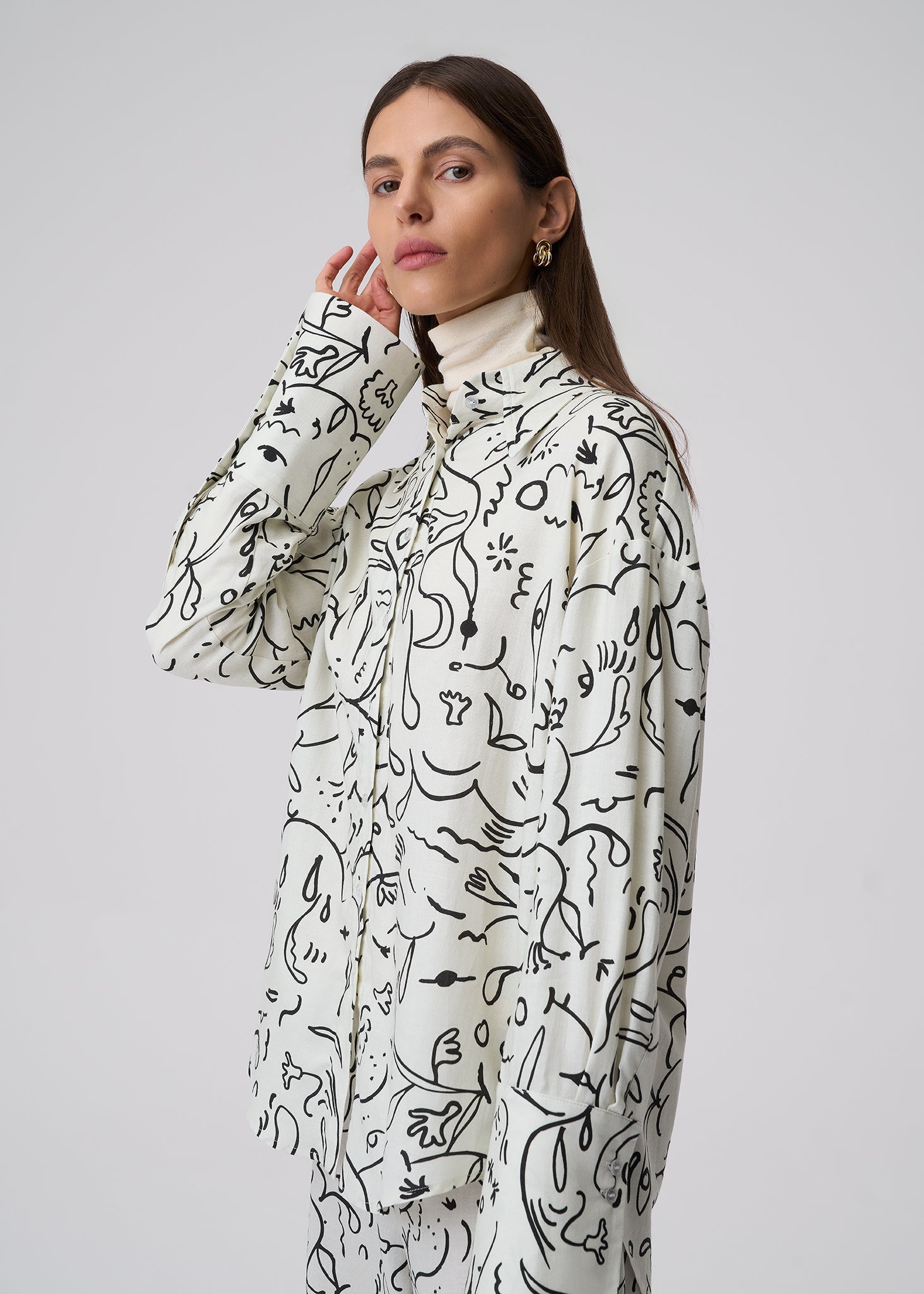 SPODNIE WANDA PRINT LECOLLET