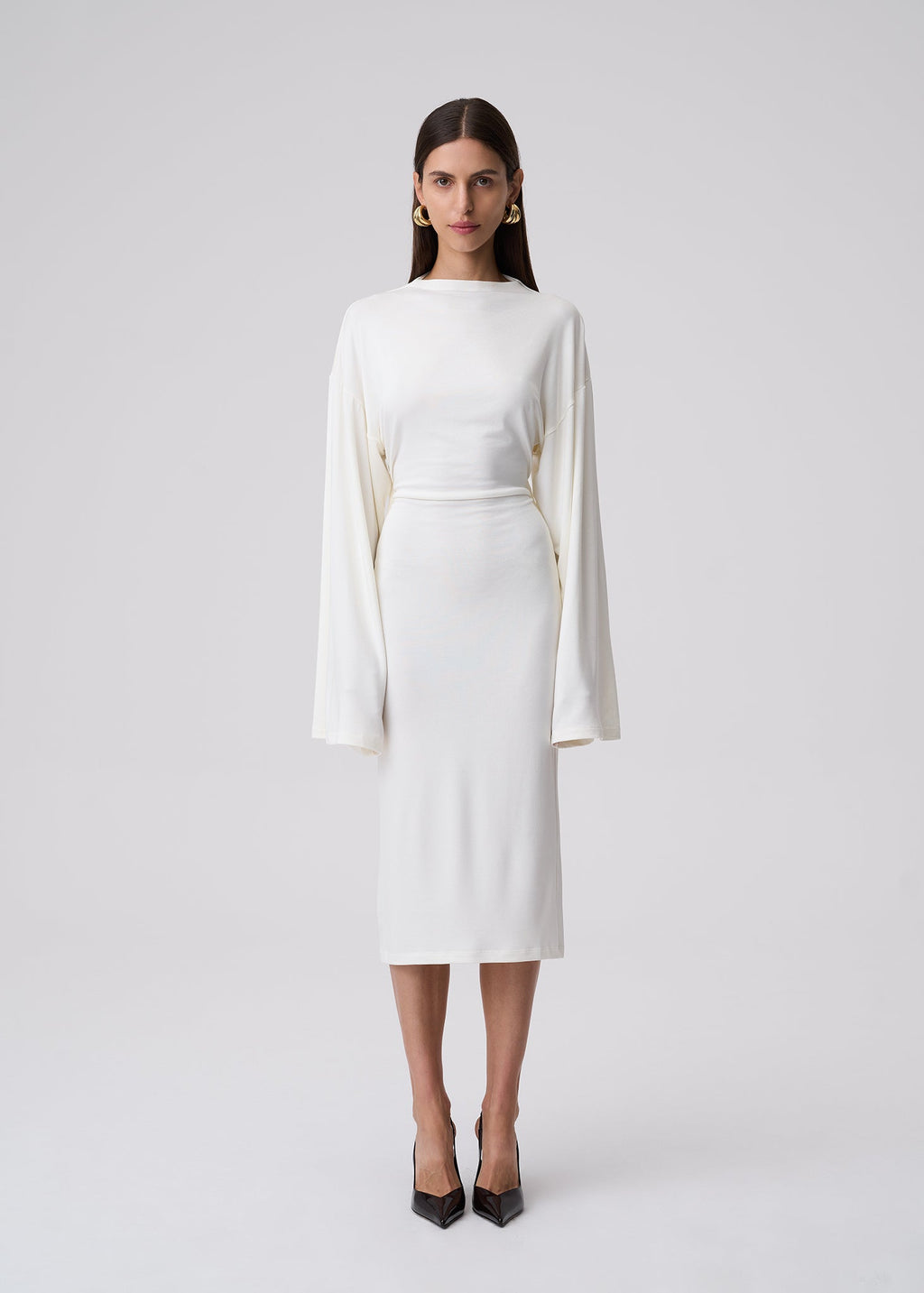 SUKIENKA AURI BACKLESS ECRU LECOLLET