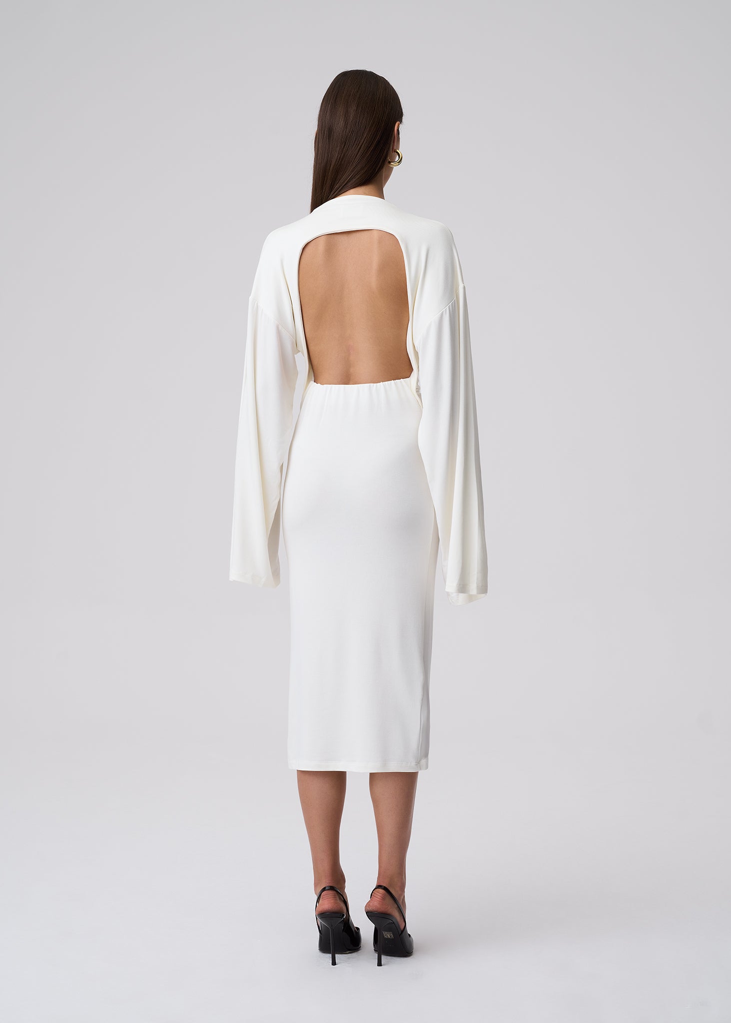 SUKIENKA AURI BACKLESS ECRU LECOLLET