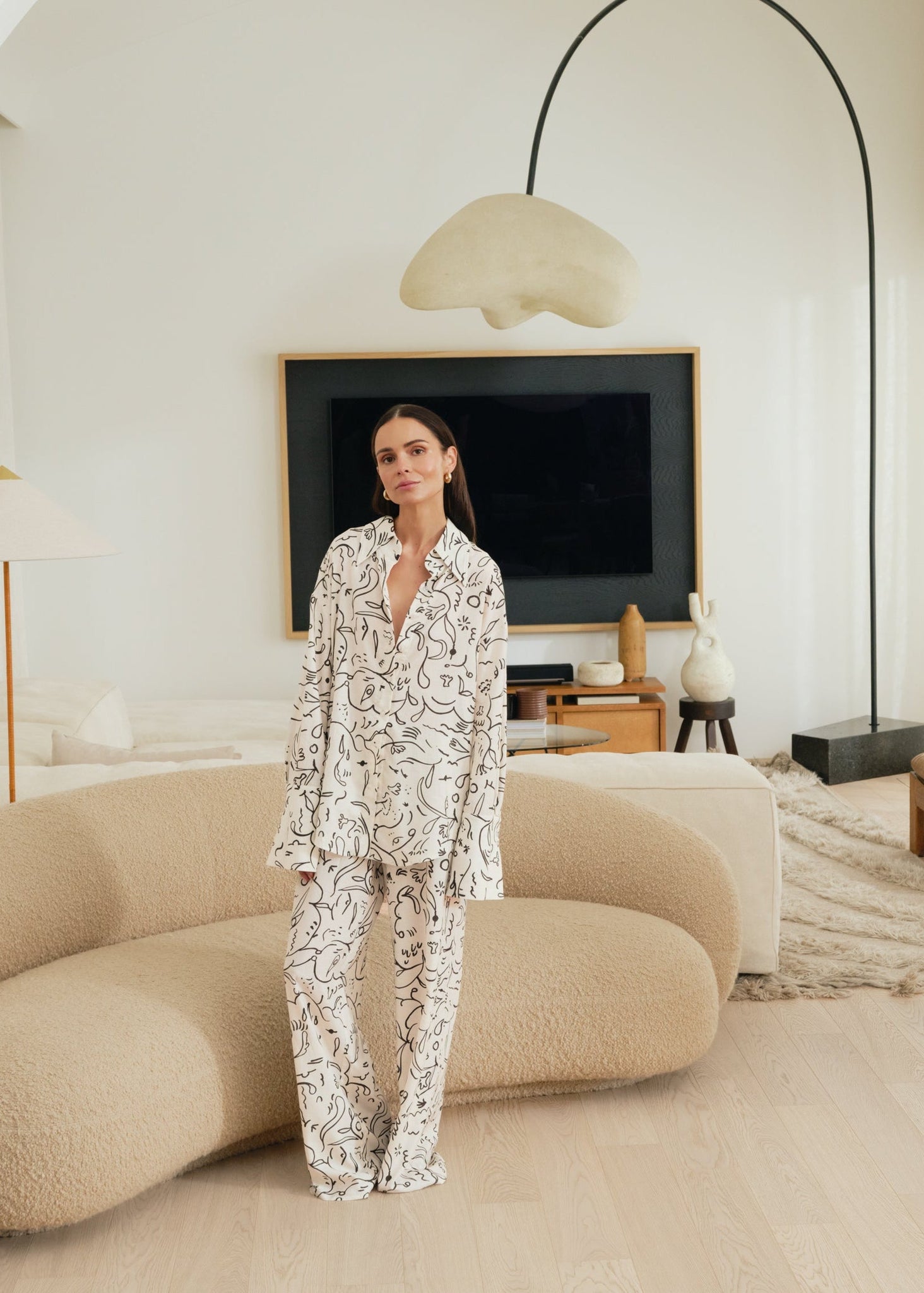 SPODNIE WANDA PRINT LECOLLET