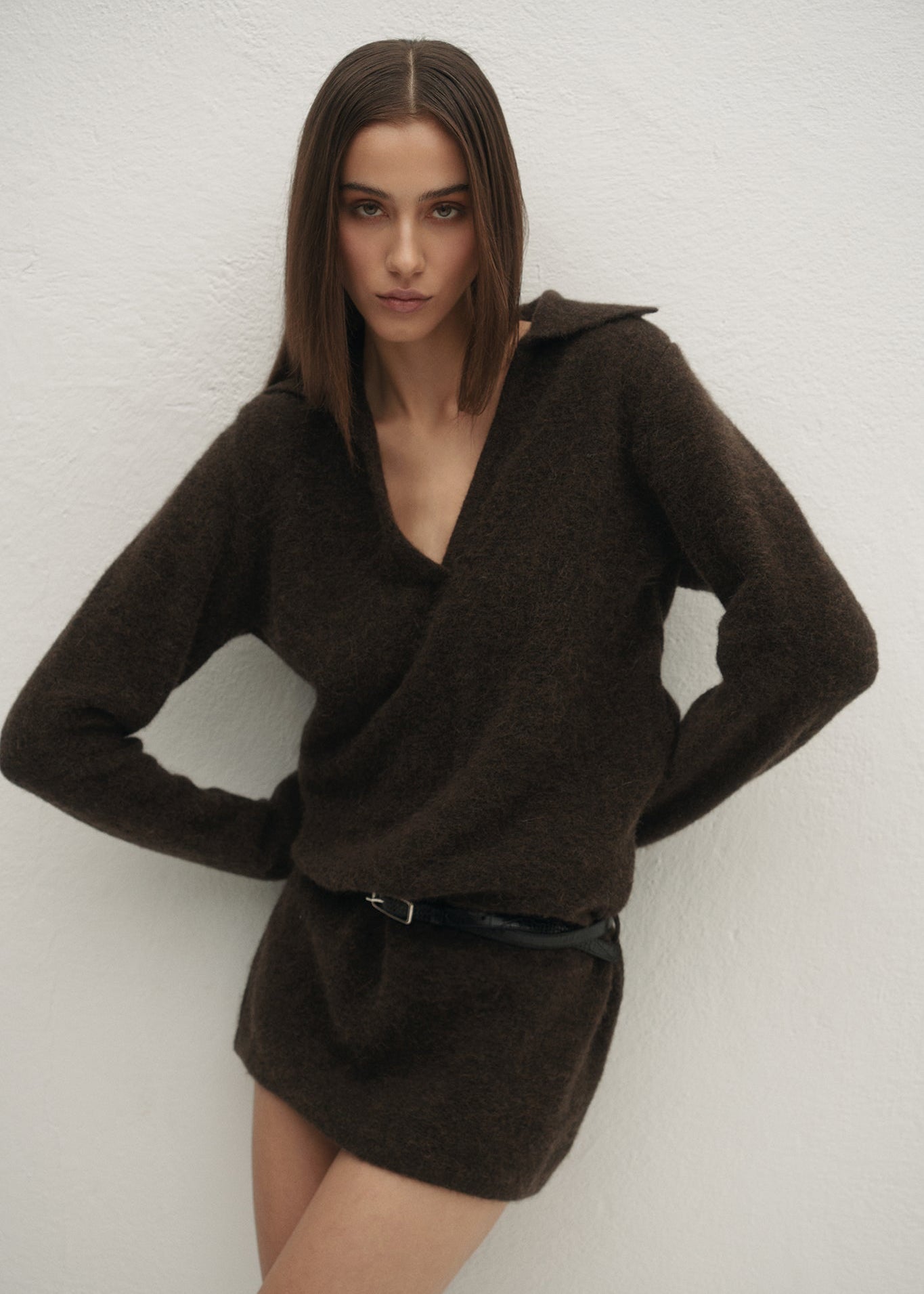 SUKIENKA MELORA BROWN LECOLLET