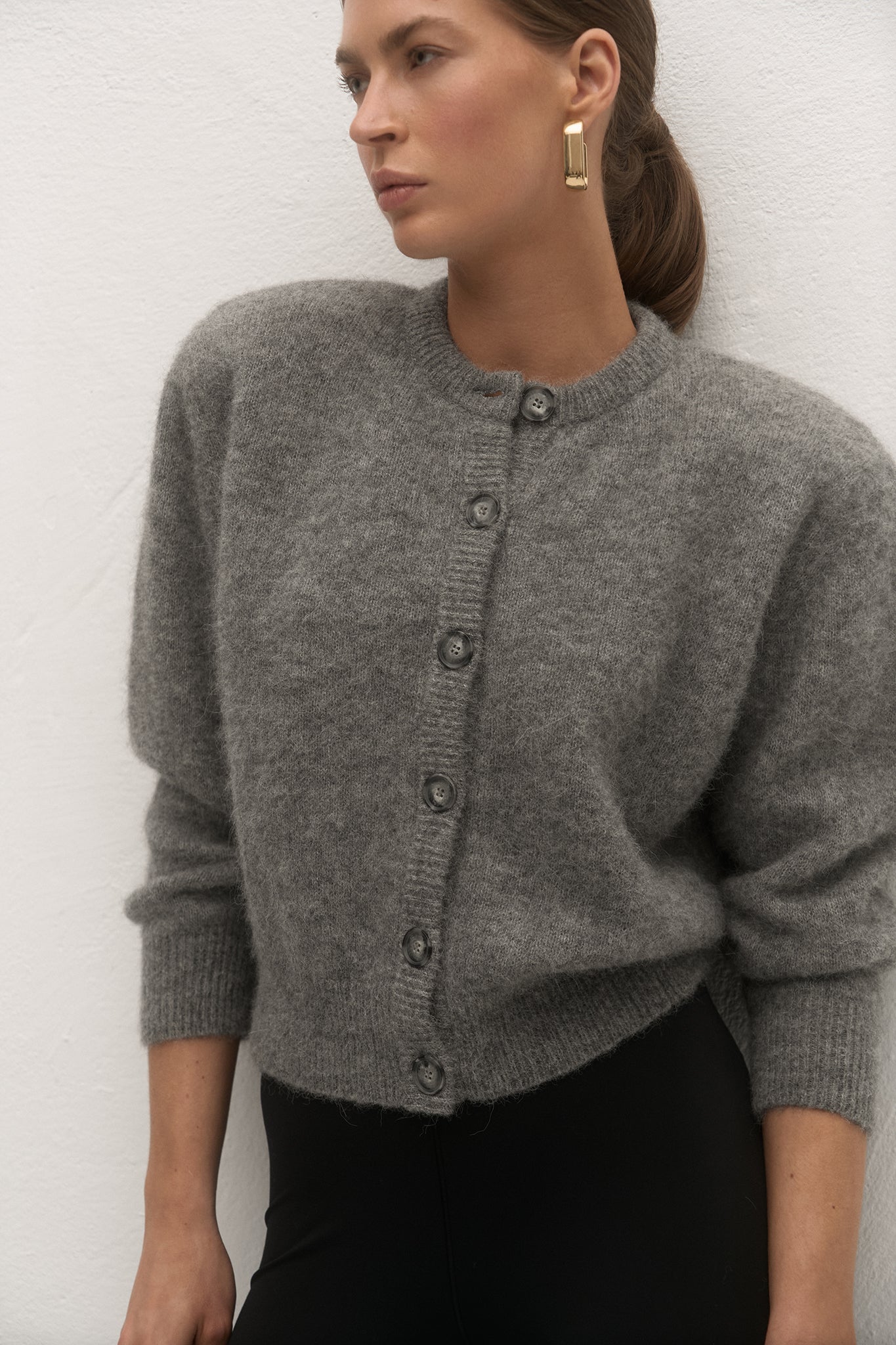 KARDIGAN ISOLA GREY LECOLLET