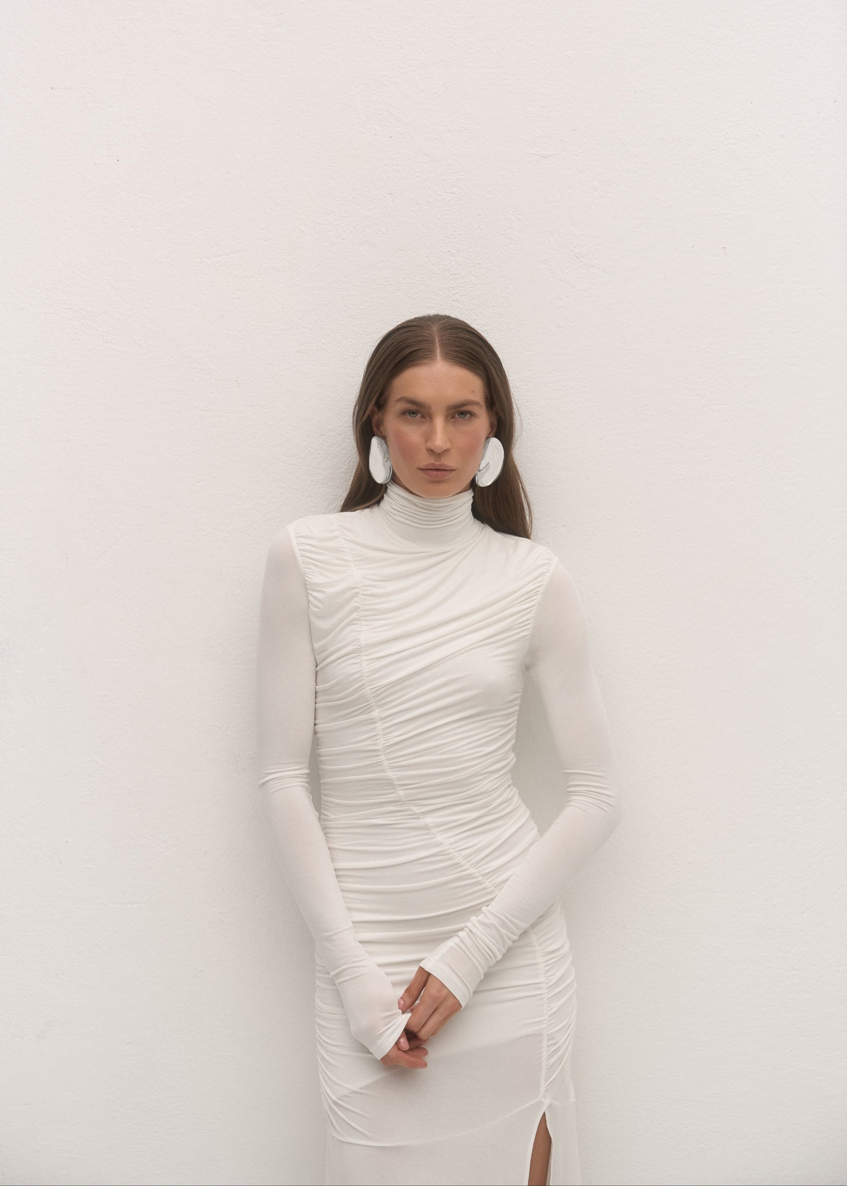 SUKIENKA JEANNE ECRU LECOLLET