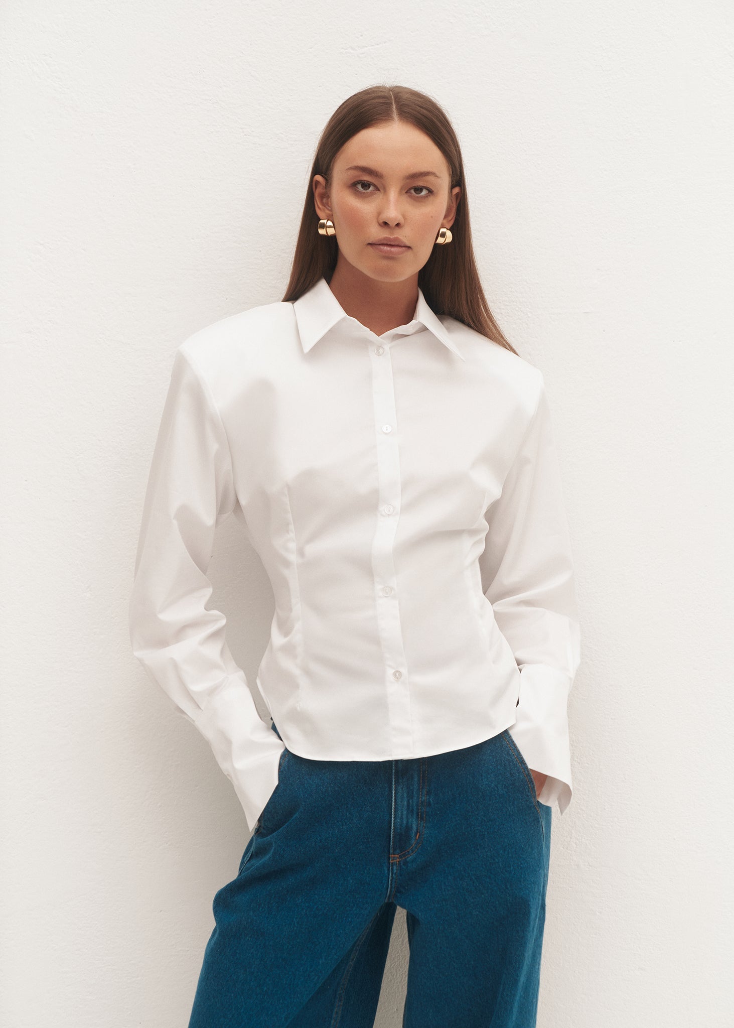 KOSZULA AURELIA WHITE LECOLLET