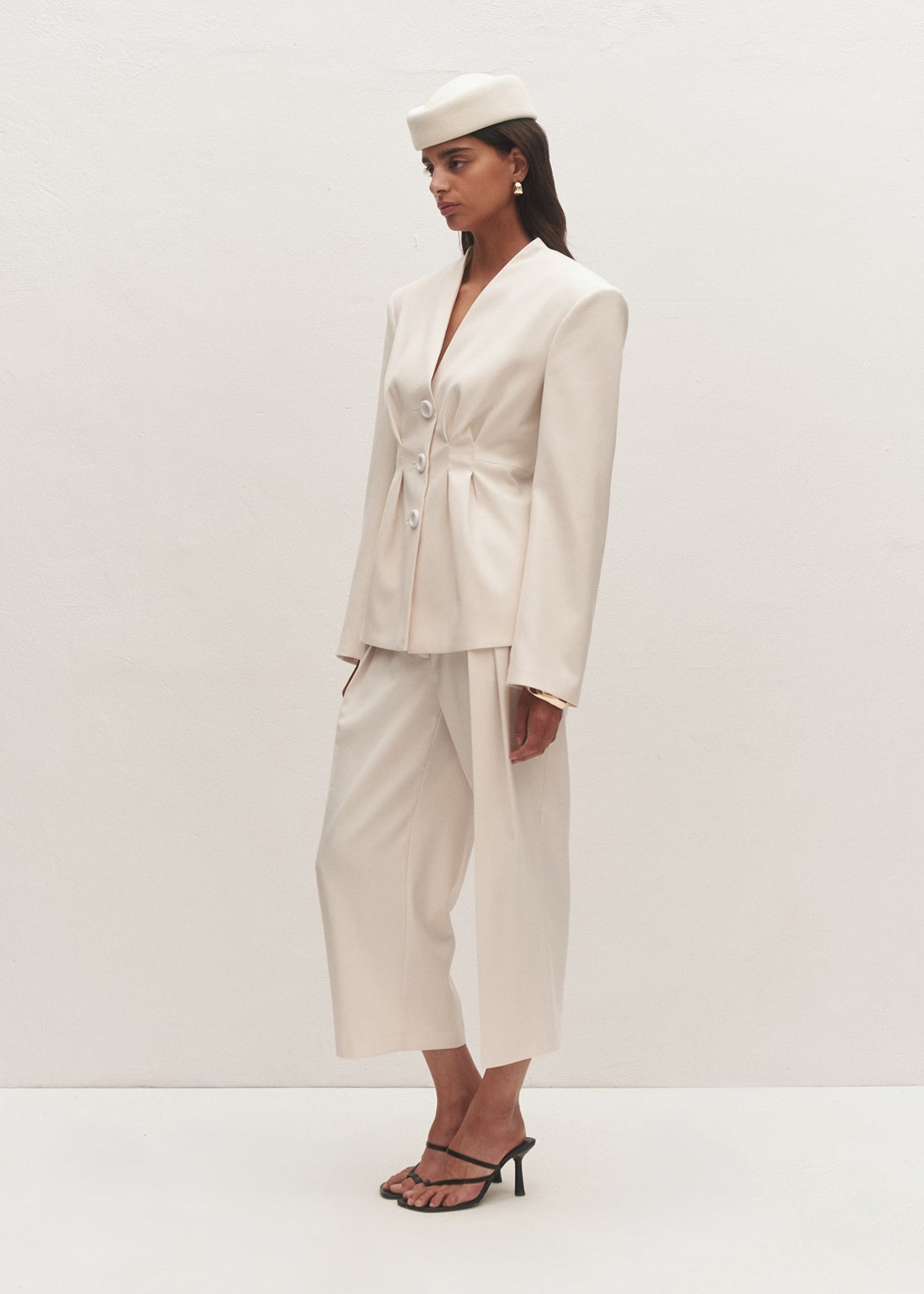 SPODNIE NEW ODEONE ECRU LECOLLET