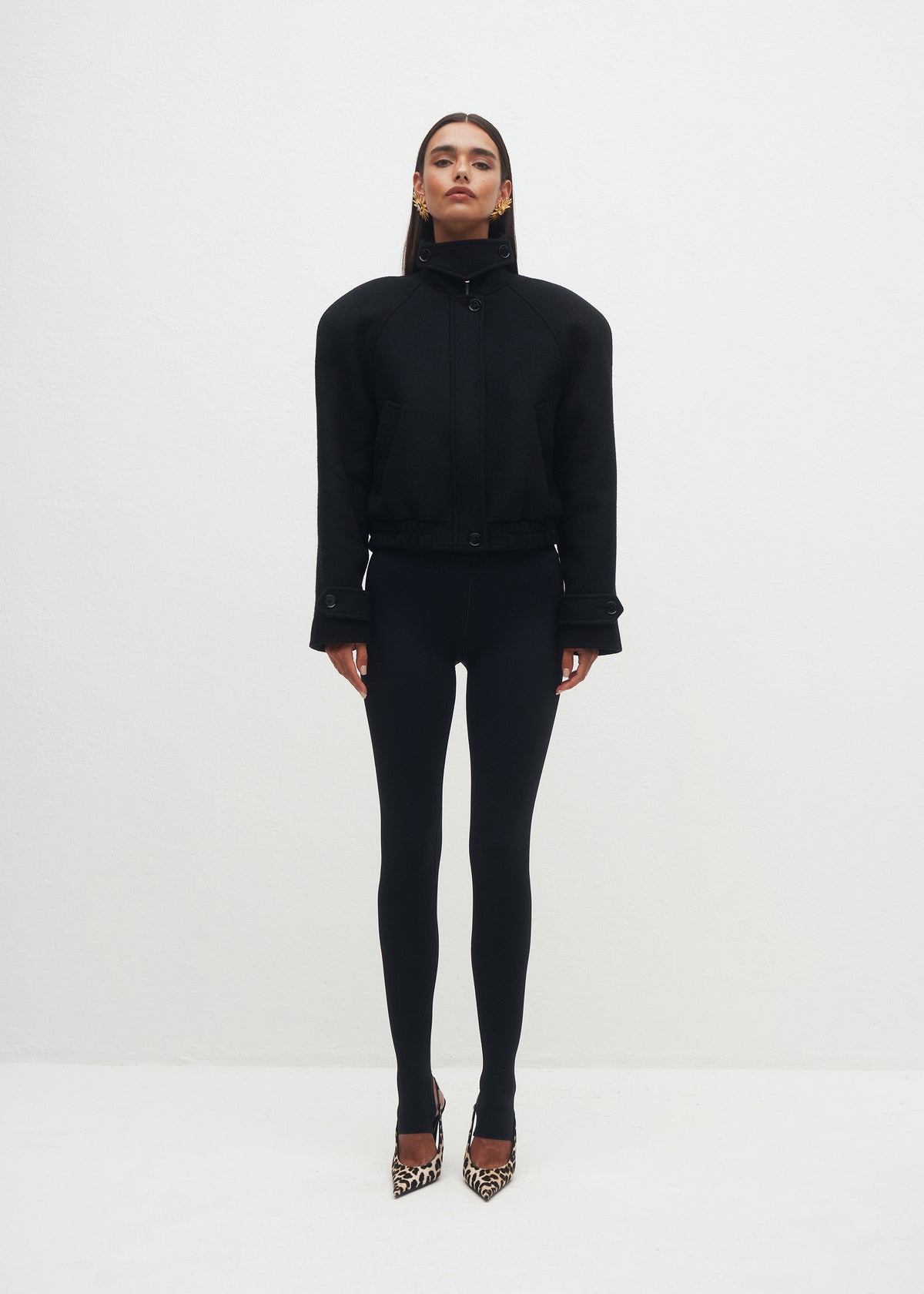 LARGO WOOL BLACK JACKET