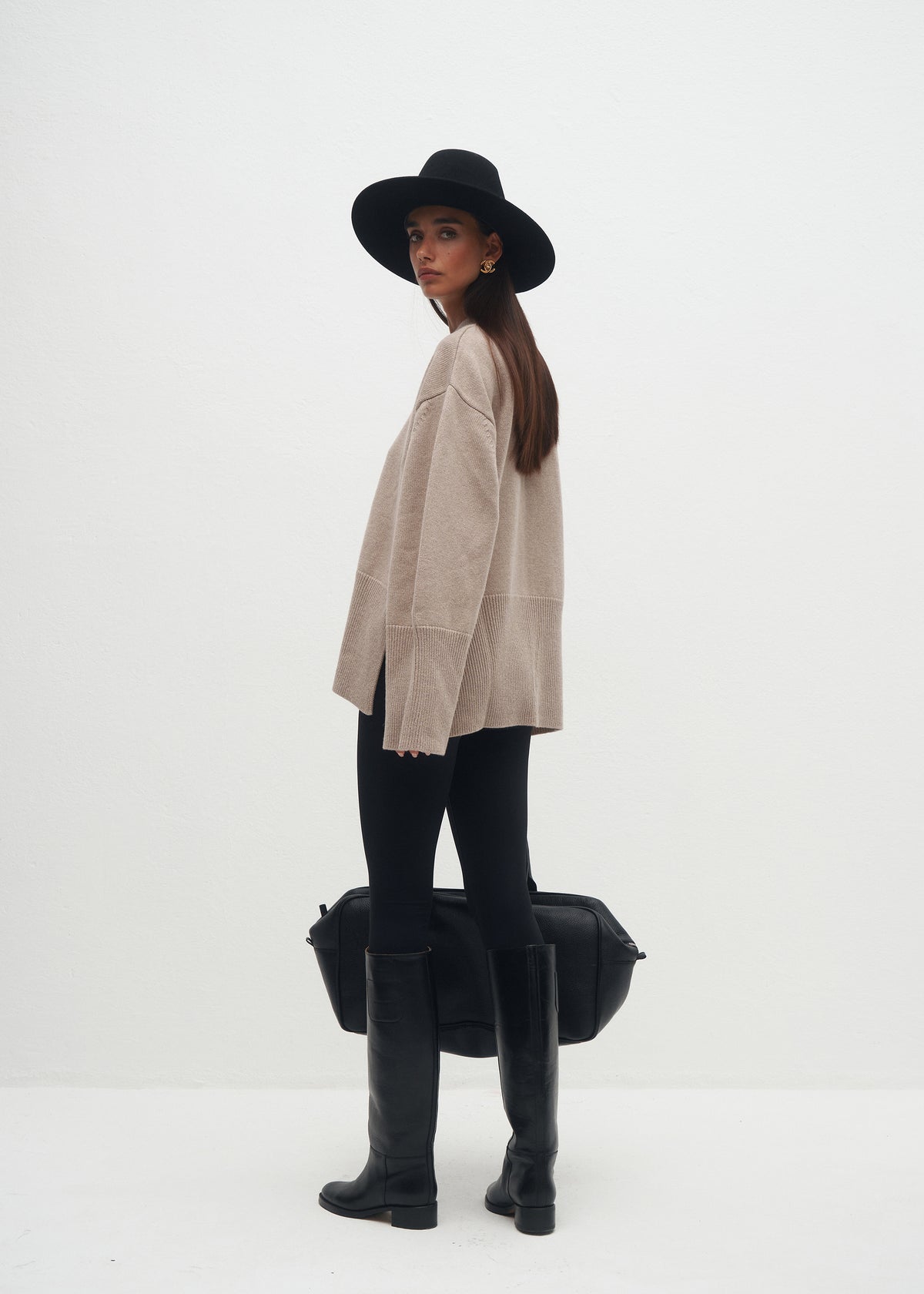 SWETER ELWEN TAUPE