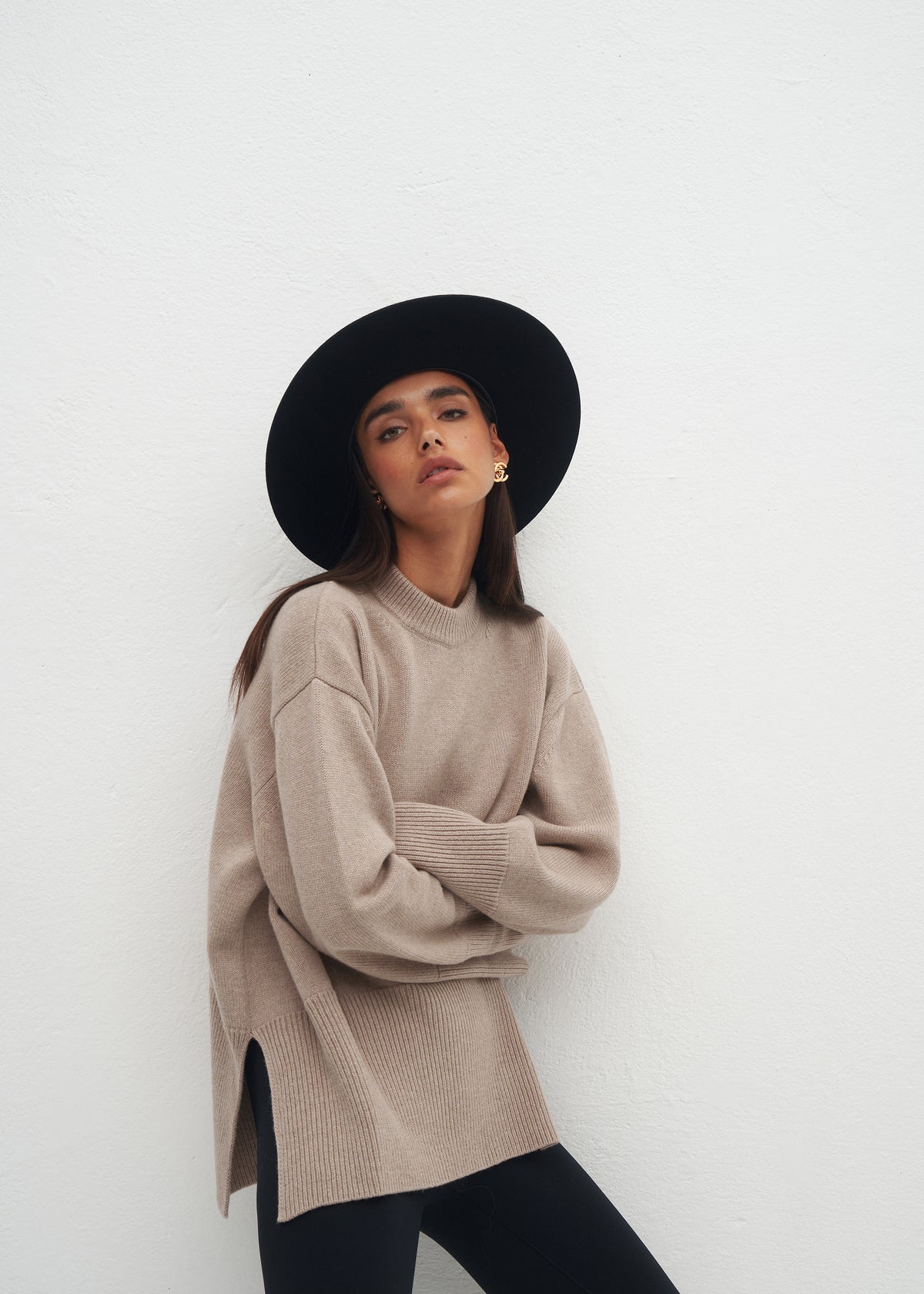 SWETER ELWEN TAUPE