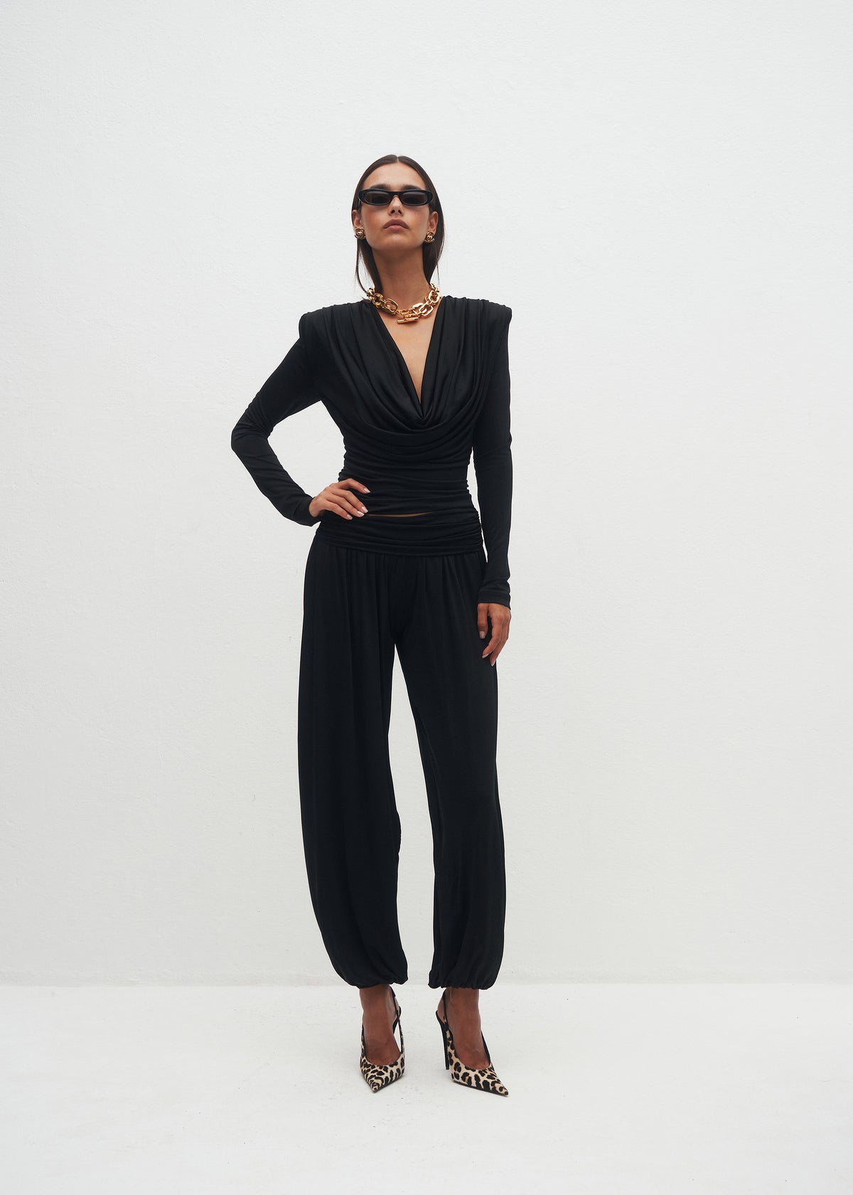 NORA BLACK TROUSERS