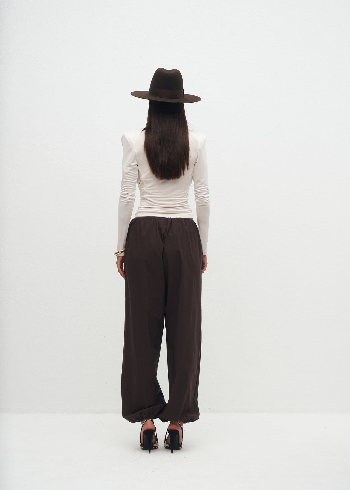 SPODNIE BASTI BALLOON BROWN
