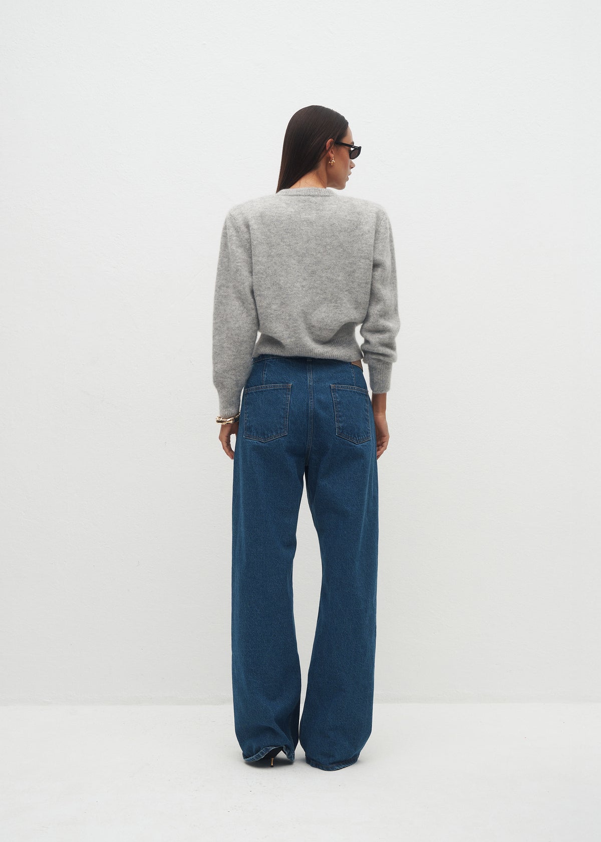 ISOLA ALPACA GREY CARDIGAN