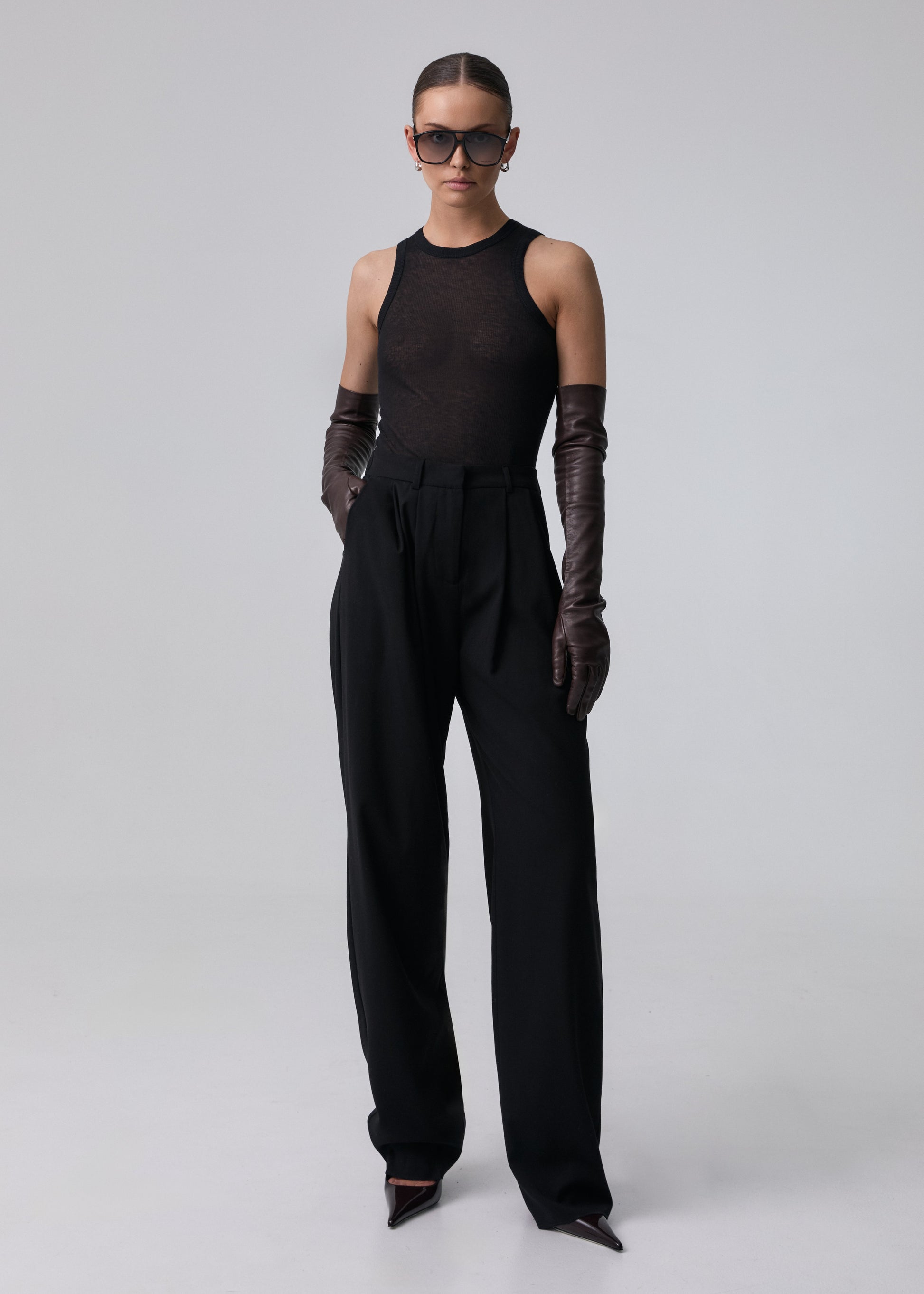 TOP TORI CASHMERE BLACK LECOLLET