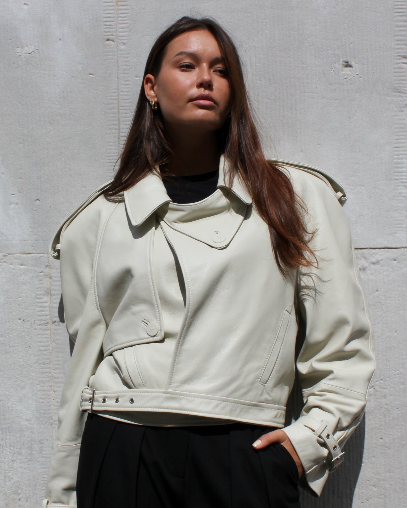 KURTKA KLERO BEIGE LECOLLET