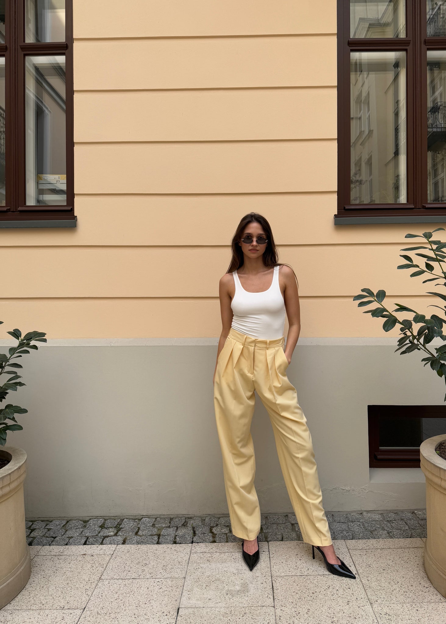 FIDEN NEW LONG PASTEL YELLOW LECOLLET