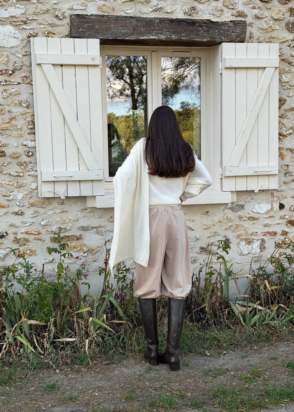 ISOLDE ALPACA ECRU SWEATER