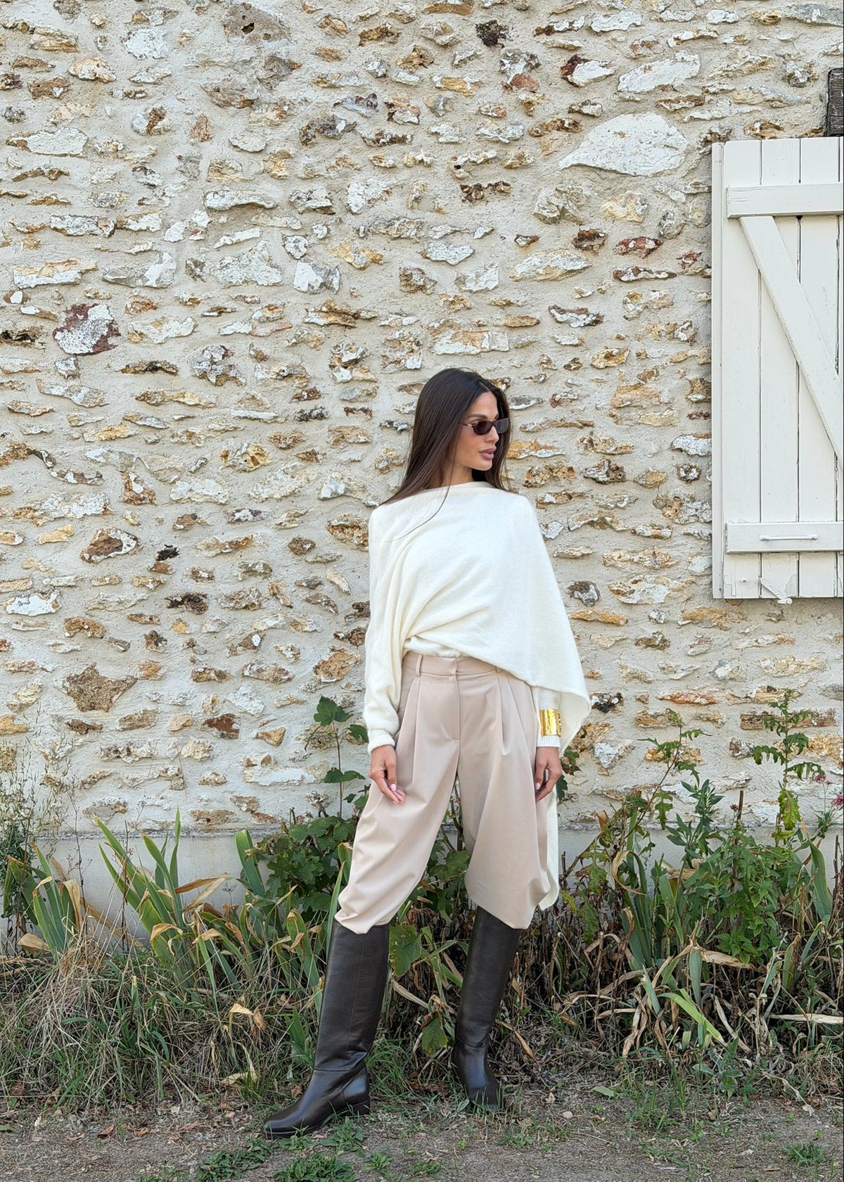 ISOLDE ALPACA ECRU SWEATER