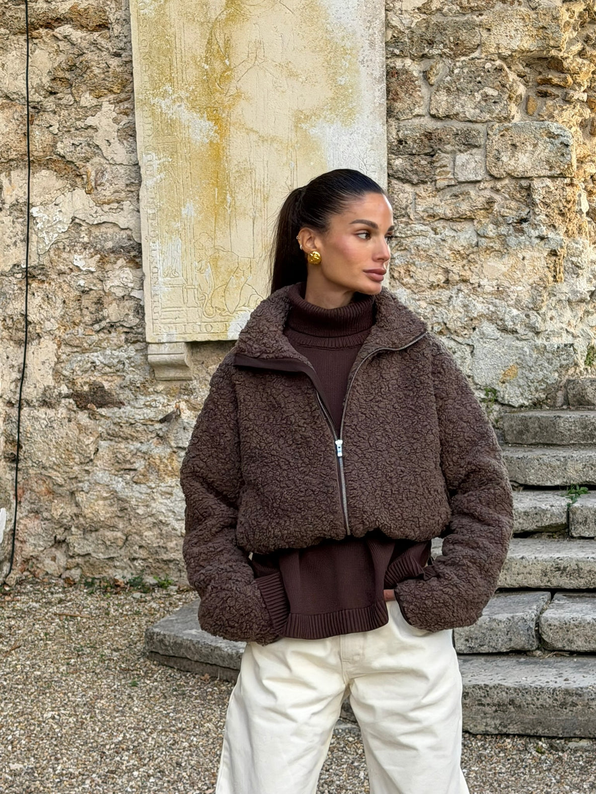 NUAGE BROWN HOODIE