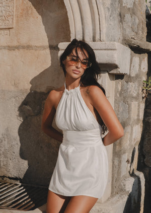 LOLA DRESS OFF WHITE LeCollet