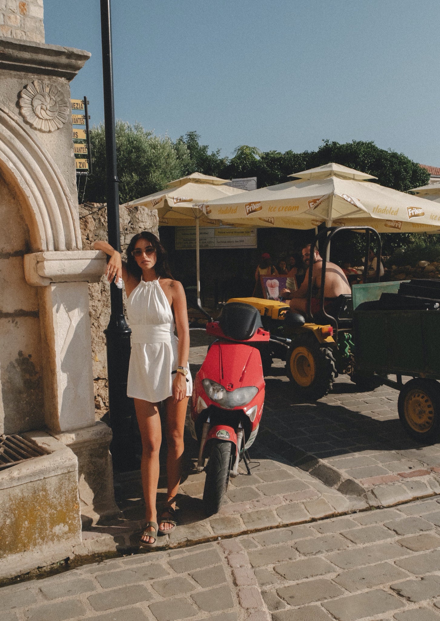 LOLA DRESS OFF WHITE LeCollet