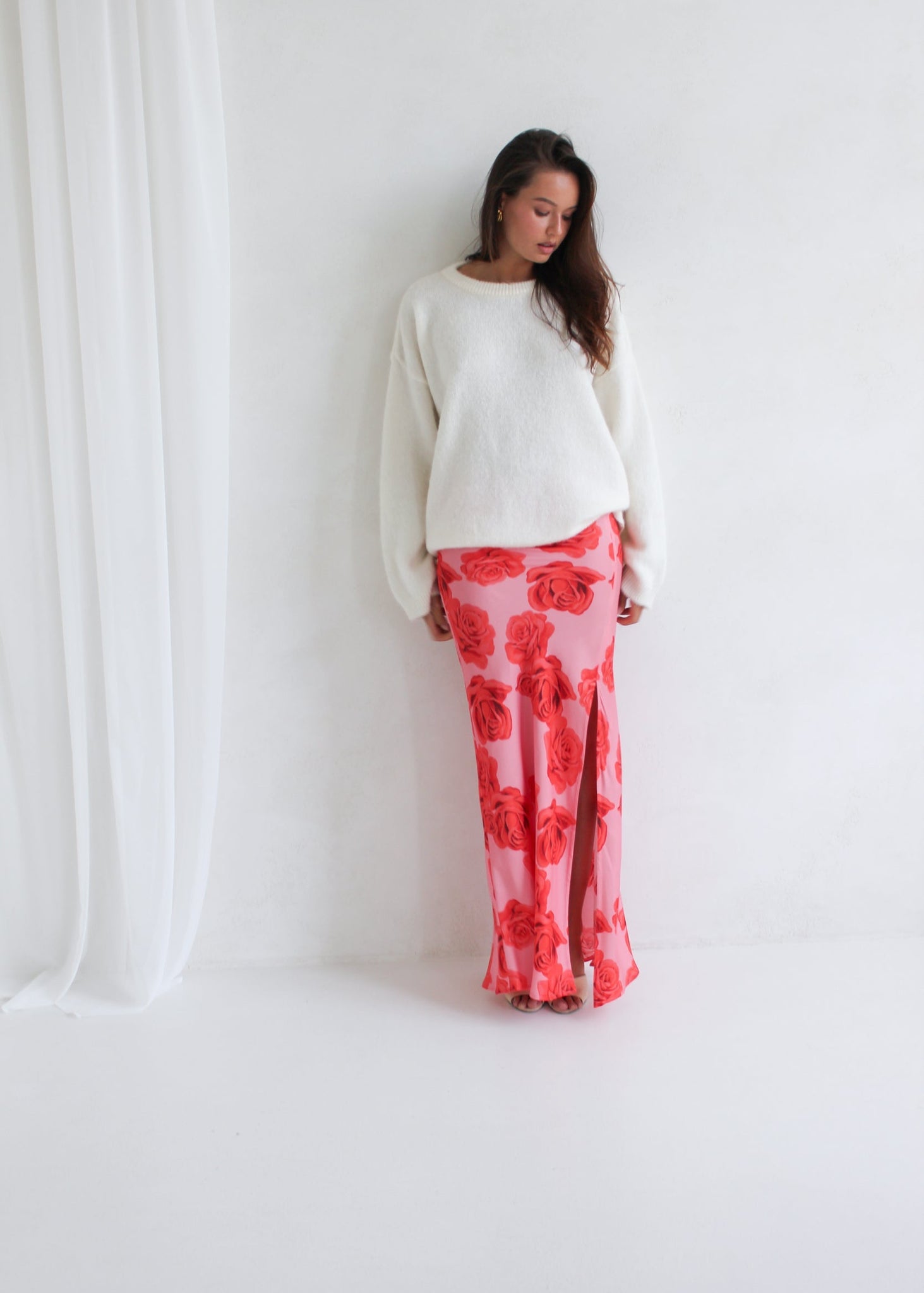 SPÓDNICA ALBANA NEW LONG ROSE LECOLLET