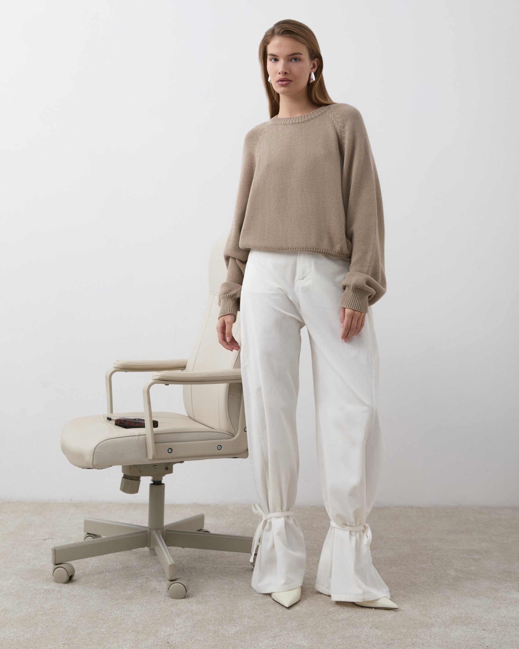 SPODNIE CASADEA CREAM LECOLLET