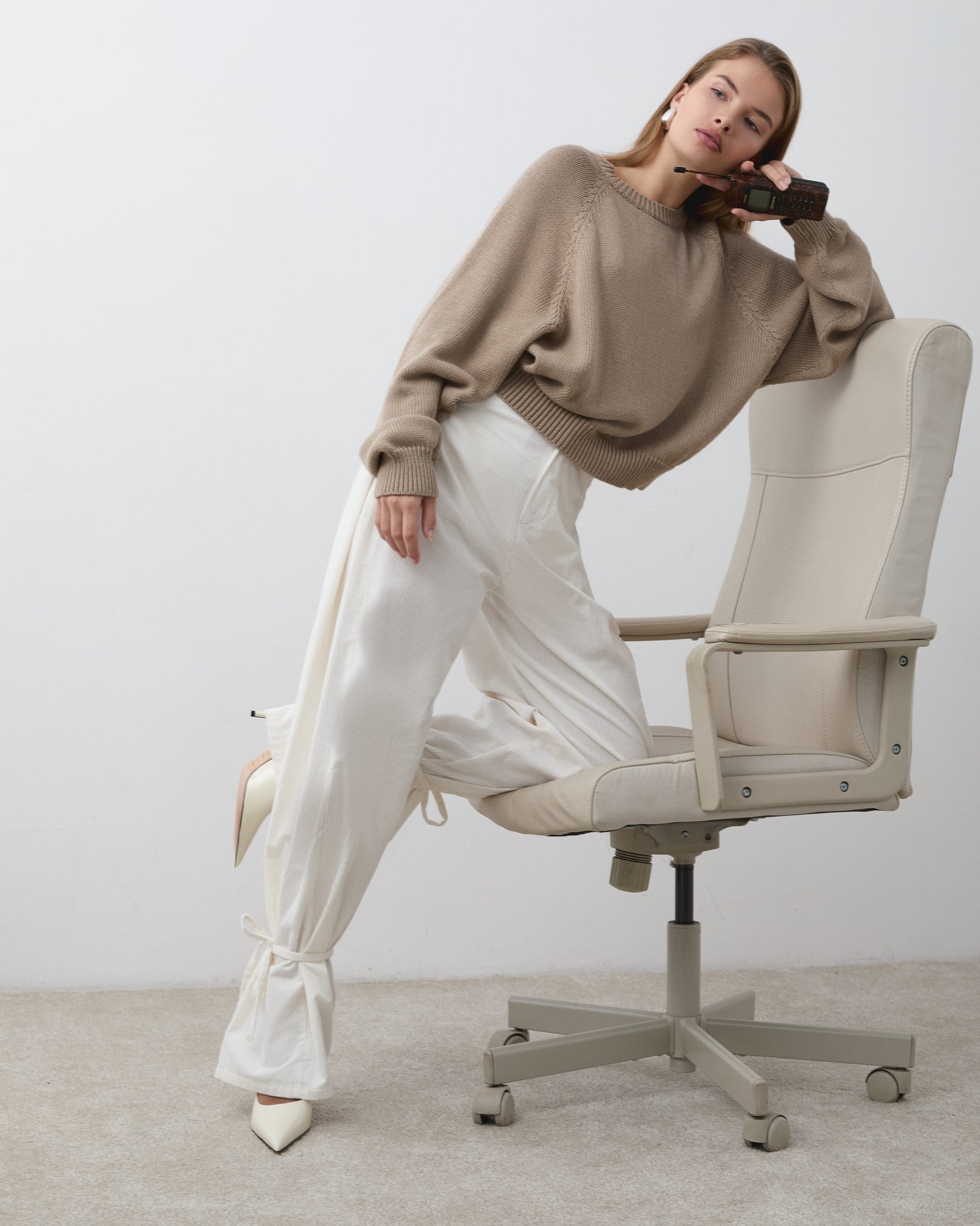 SPODNIE CASADEA CREAM LECOLLET