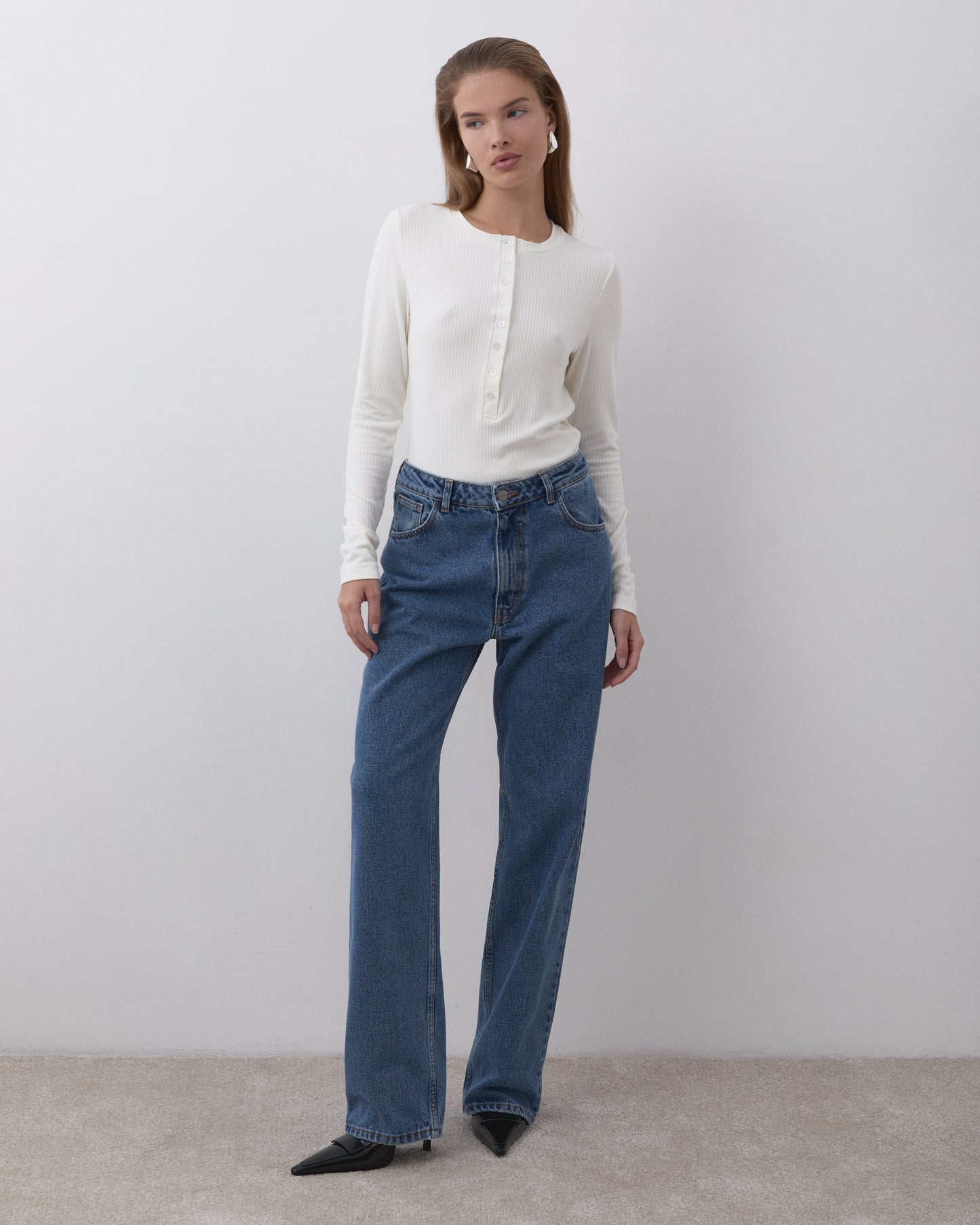 LONGSLEEVE TERESA ECRU LECOLLET