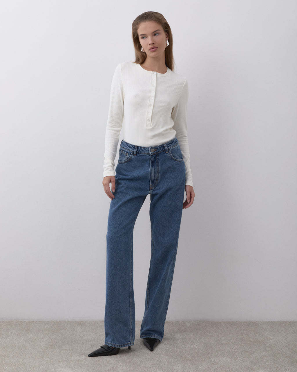 LONGSLEEVE TERESA ECRU LECOLLET