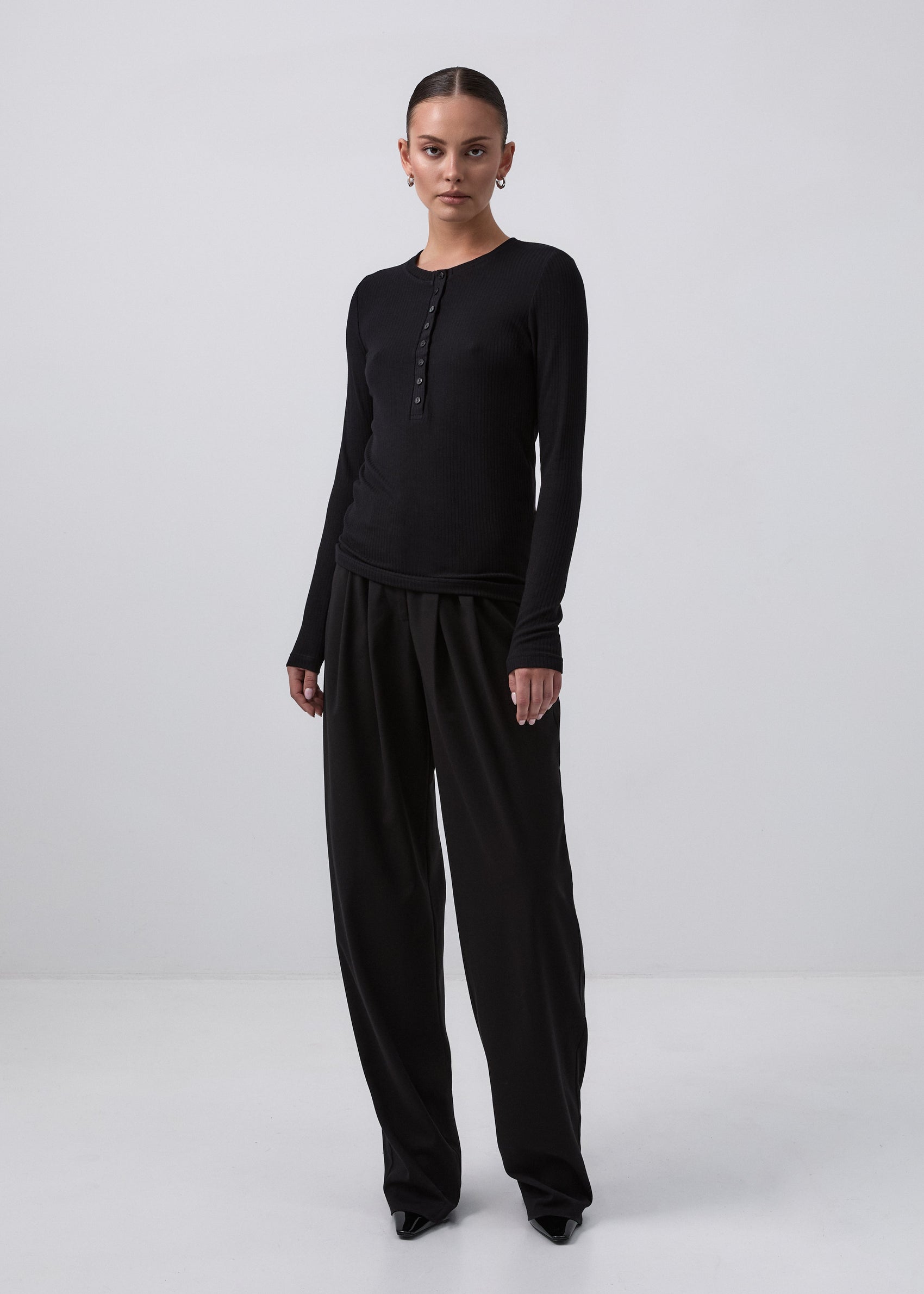 LONGSLEEVE TERESA BLACK LECOLLET