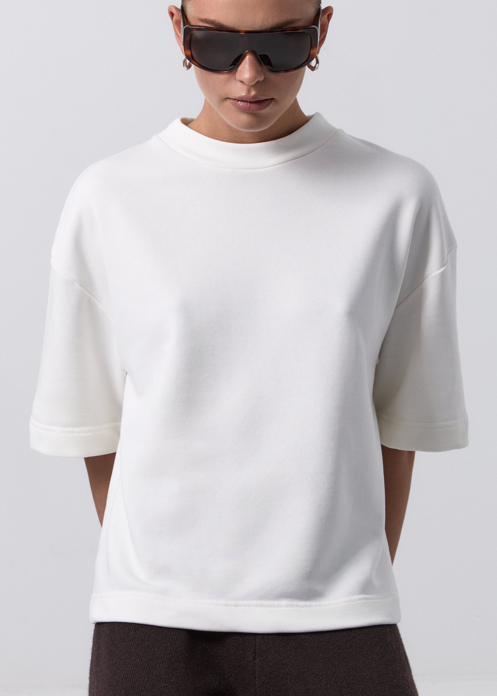 T-SHIRT CYNTHIA ECRU LECOLLET