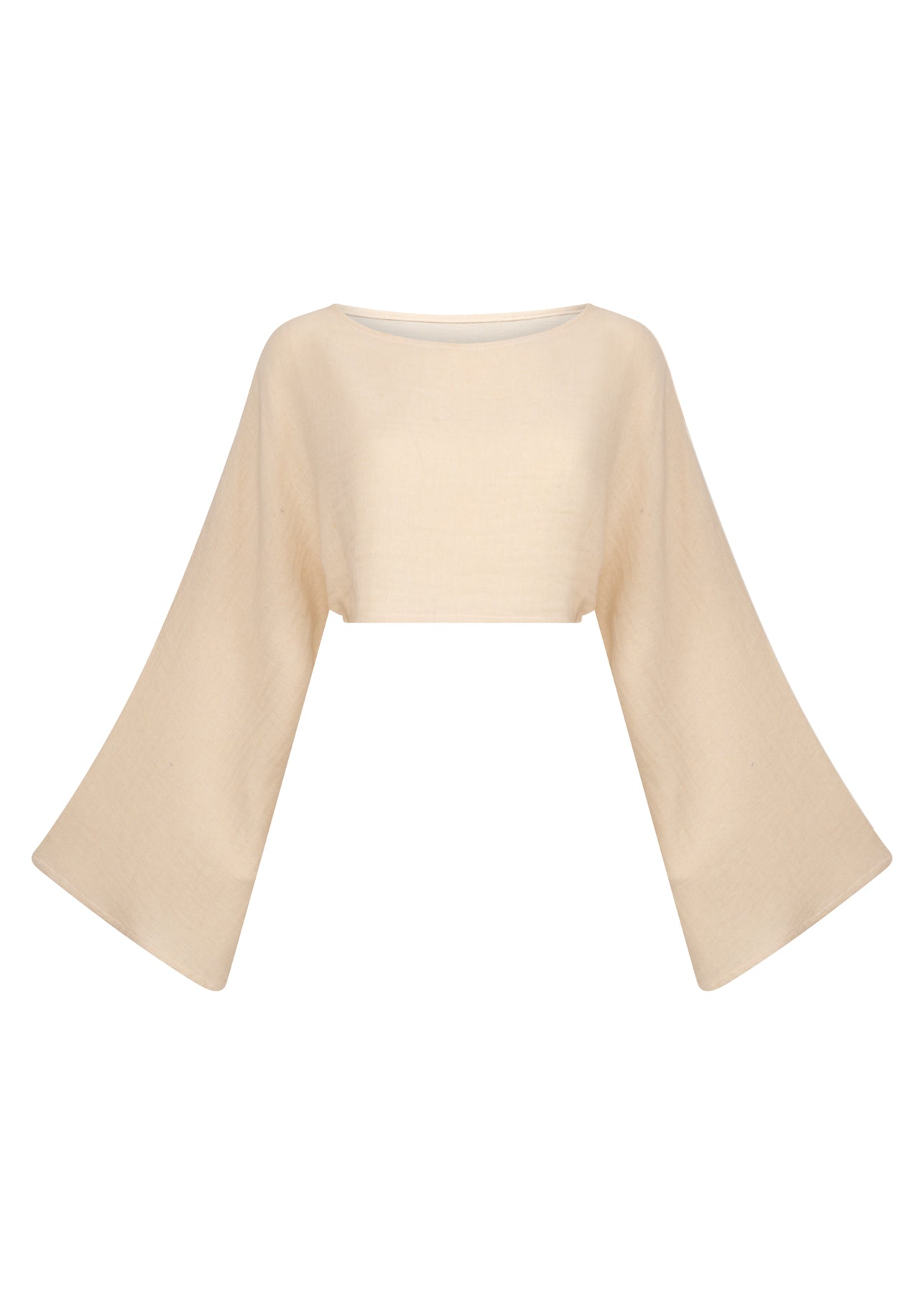 SARA TOP MUSLIN VINTAGE ECRU LECOLLET