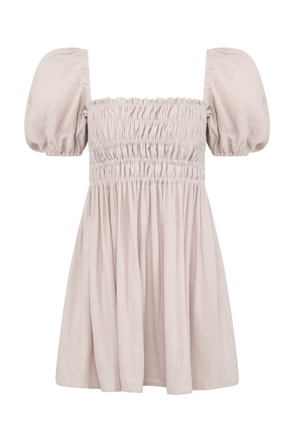 VIDA LINEN LIGHT GREY LECOLLET