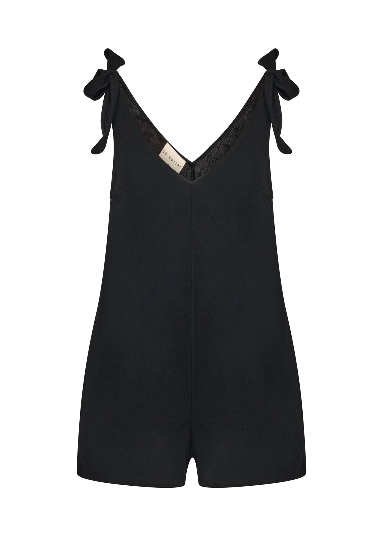 JOSUE LINEN BLACK LECOLLET