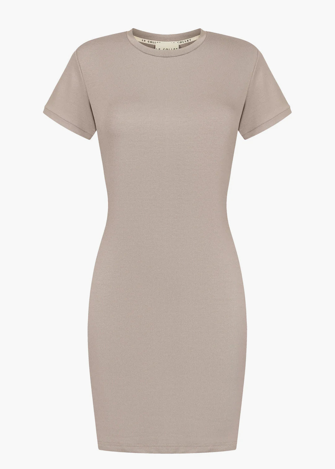 SUKIENKA SLIM MINI DRESS MOKKA LECOLLET