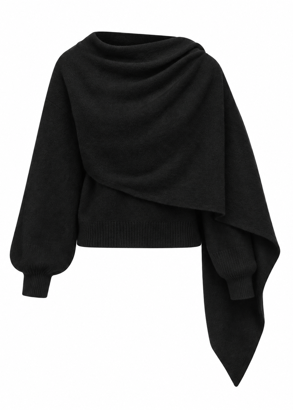 ISOLDE APLACA BLACK SWEATER
