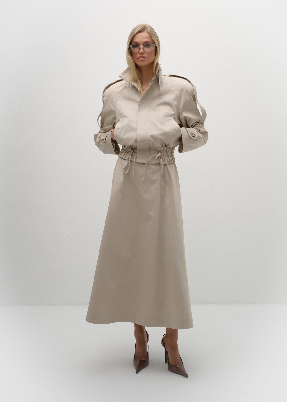 KURTKA PARCO BEIGE LECOLLET