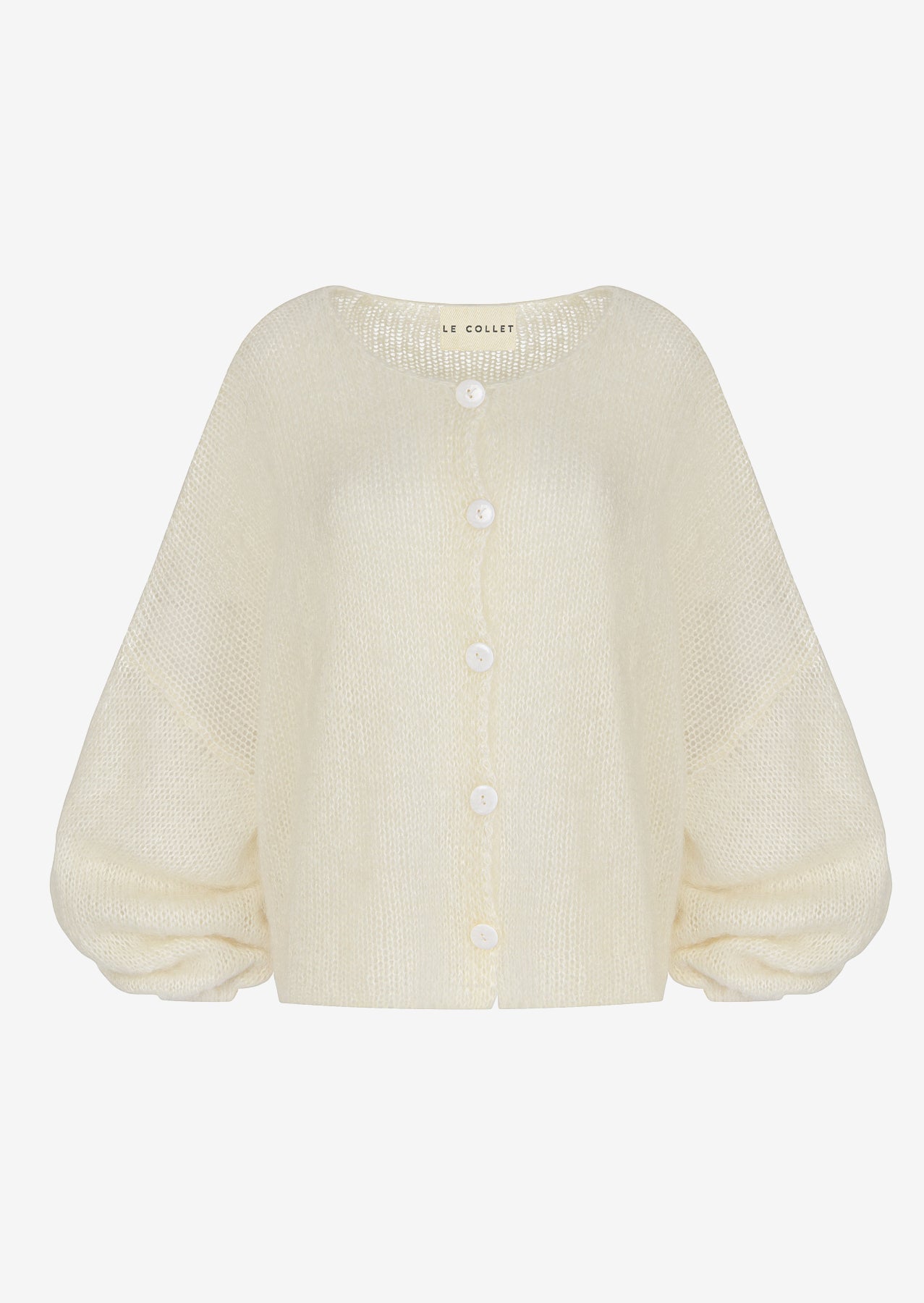 LETICIA ECRU CARDIGAN