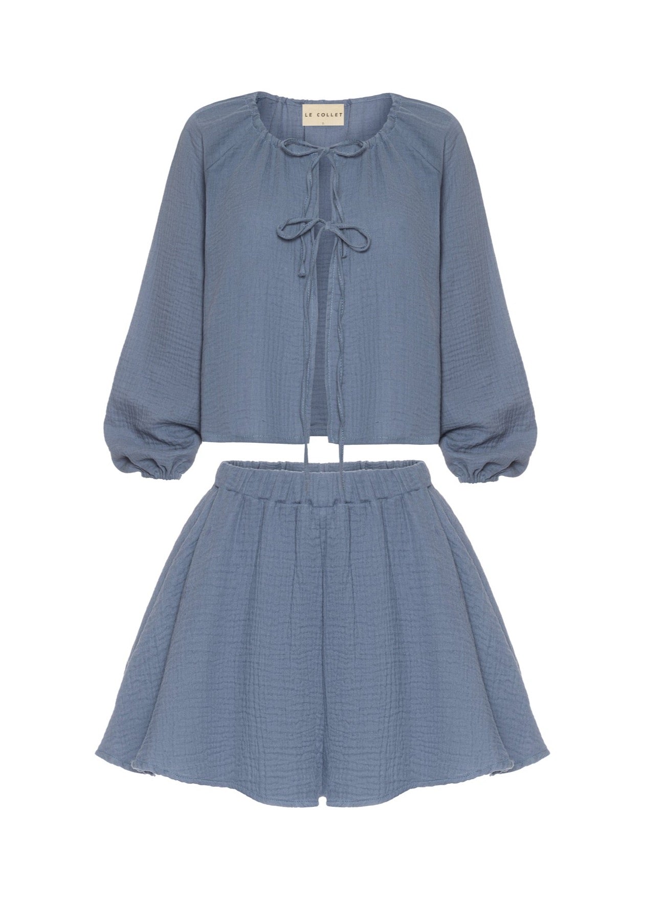 SHELL MUSLIN BLUE LECOLLET