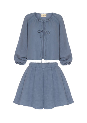 SHELL MUSLIN BLUE LECOLLET