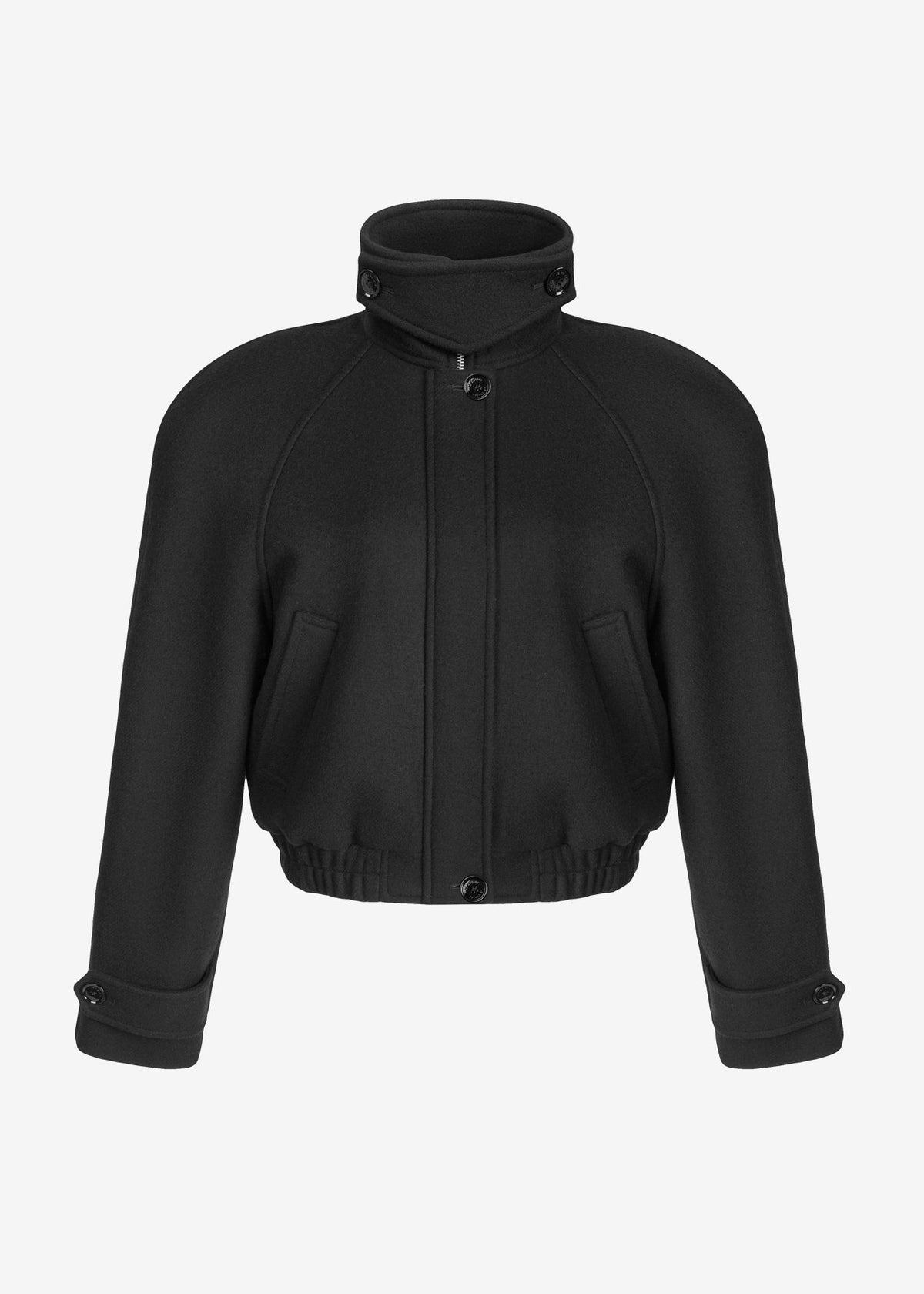 KURTKA LARGO WOOL BLACK LECOLLET