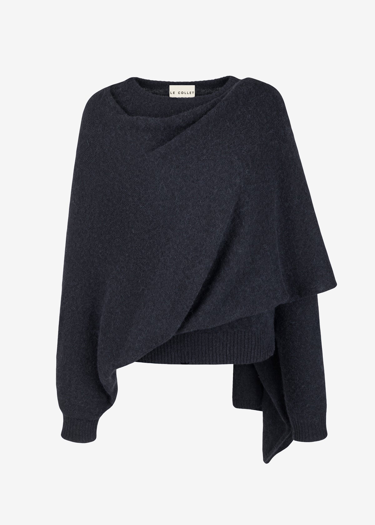 ISOLDE ALPACA BLACK SWEATER
