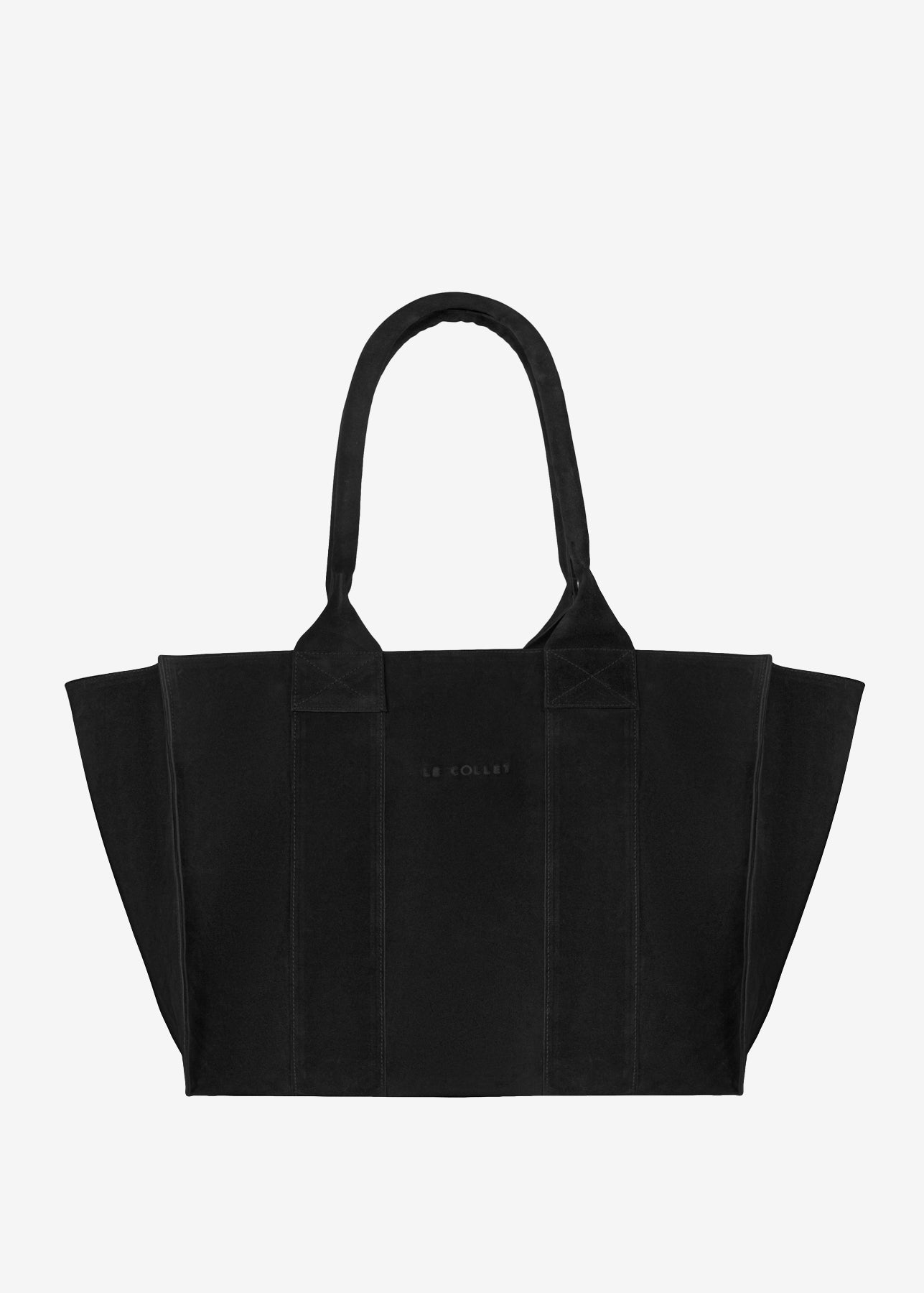 THE BIG BAG BLACK SUEDE LECOLLET