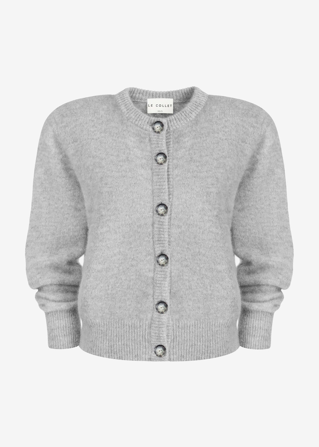 ISOLA ALPACA GREY CARDIGAN